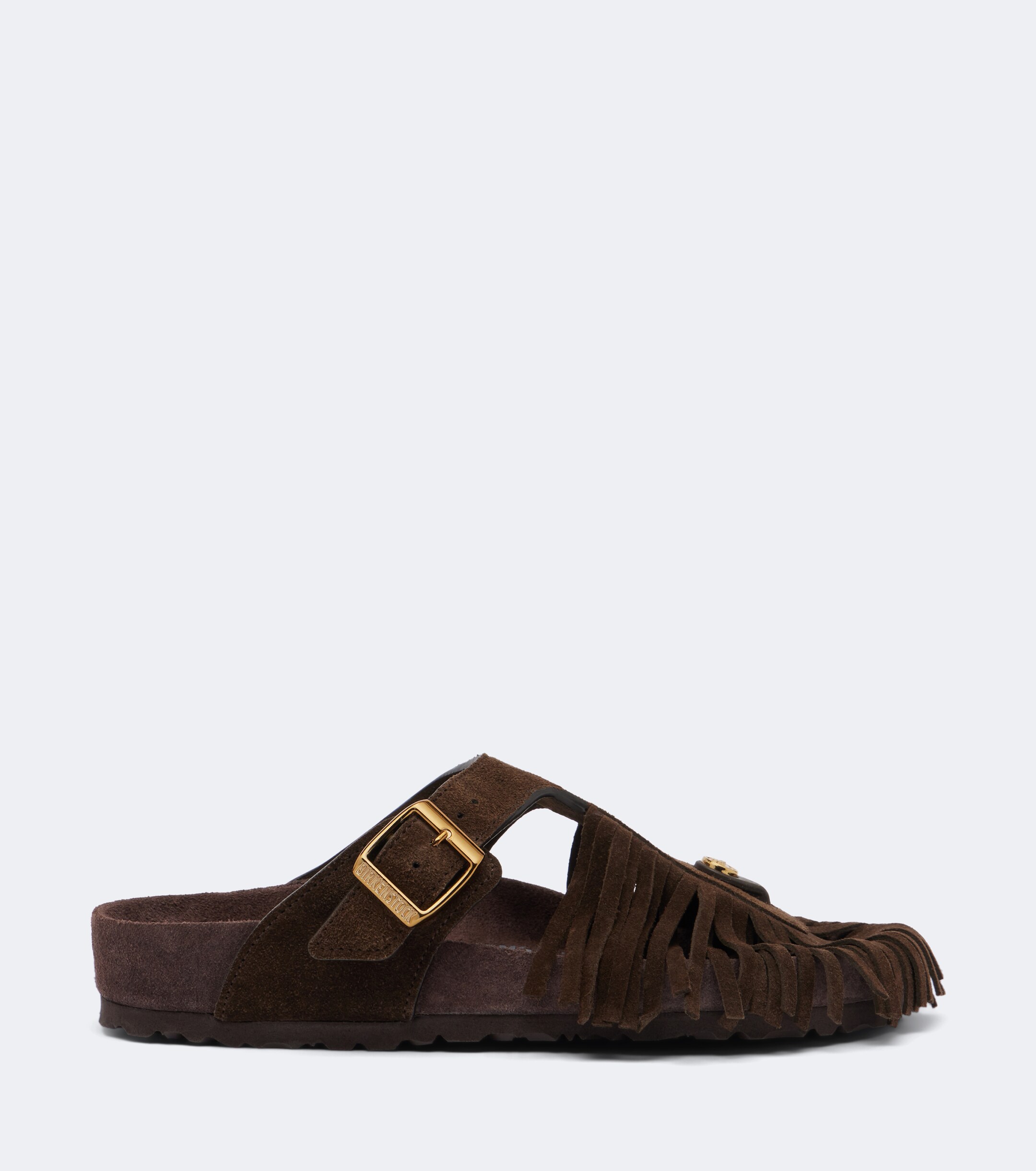 Etro Etro x Birkenstock Gizeh fringed suede sandals