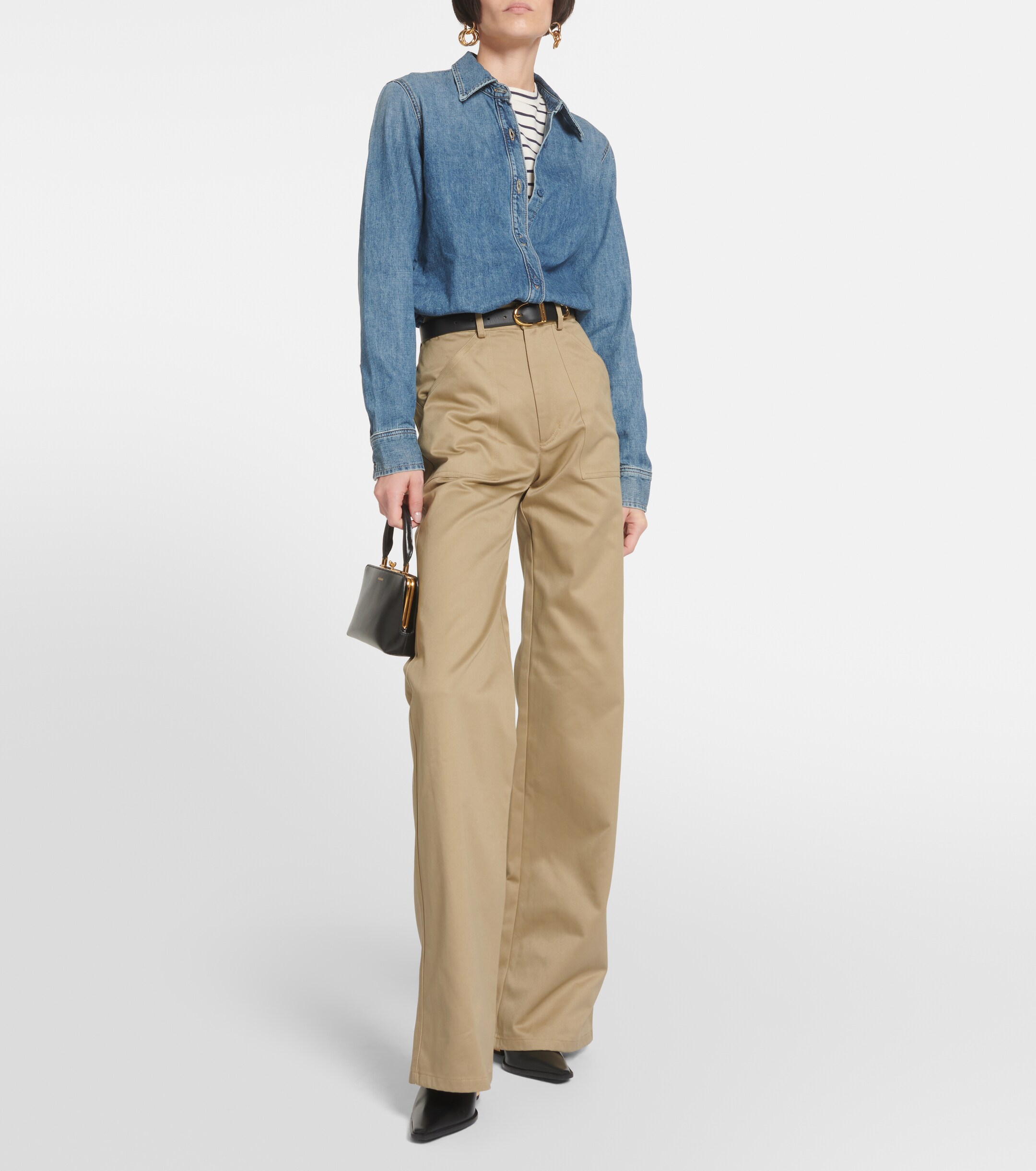 Nili Lotan Marlise denim shirt