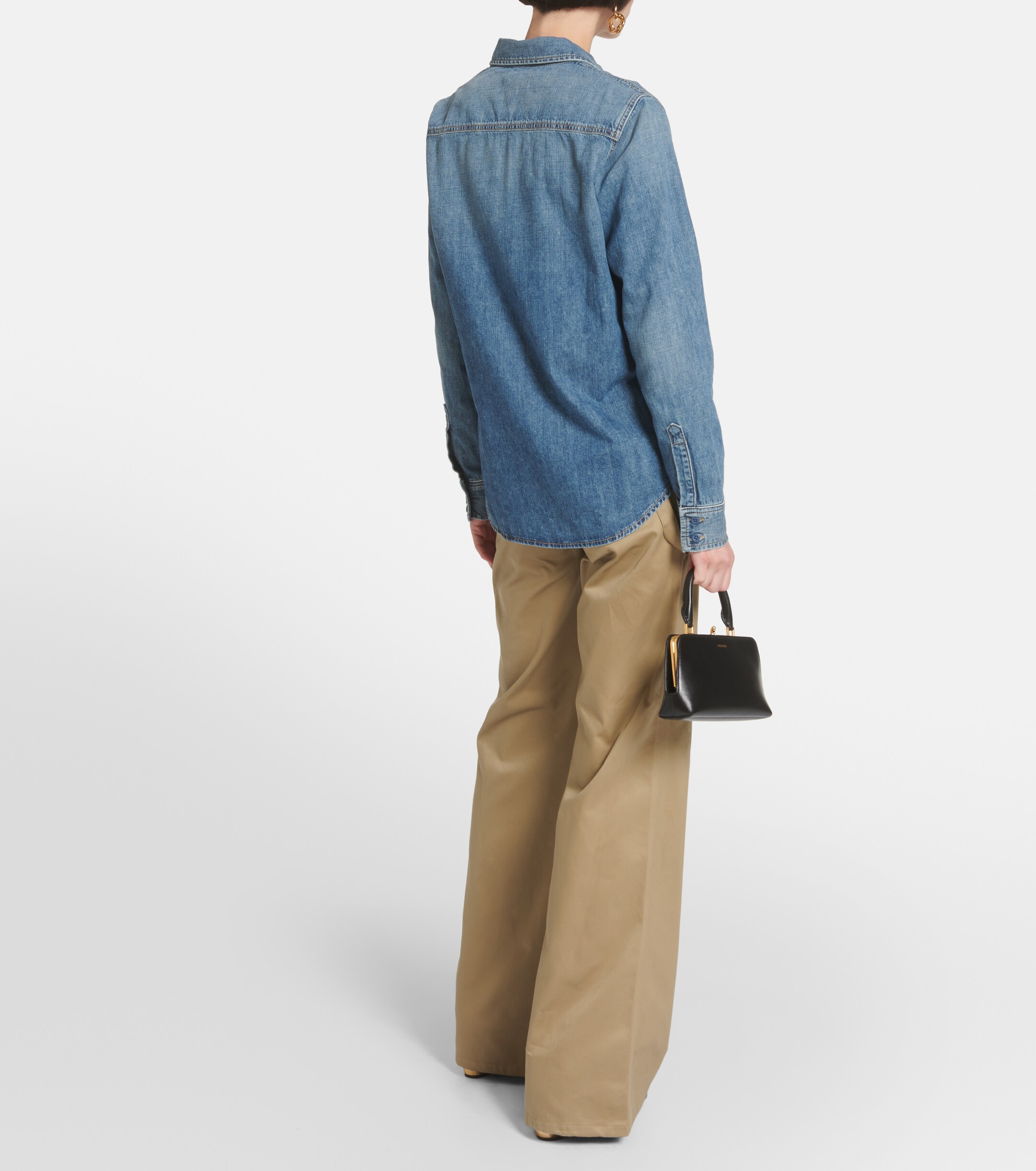 Nili Lotan Marlise denim shirt thumbnail