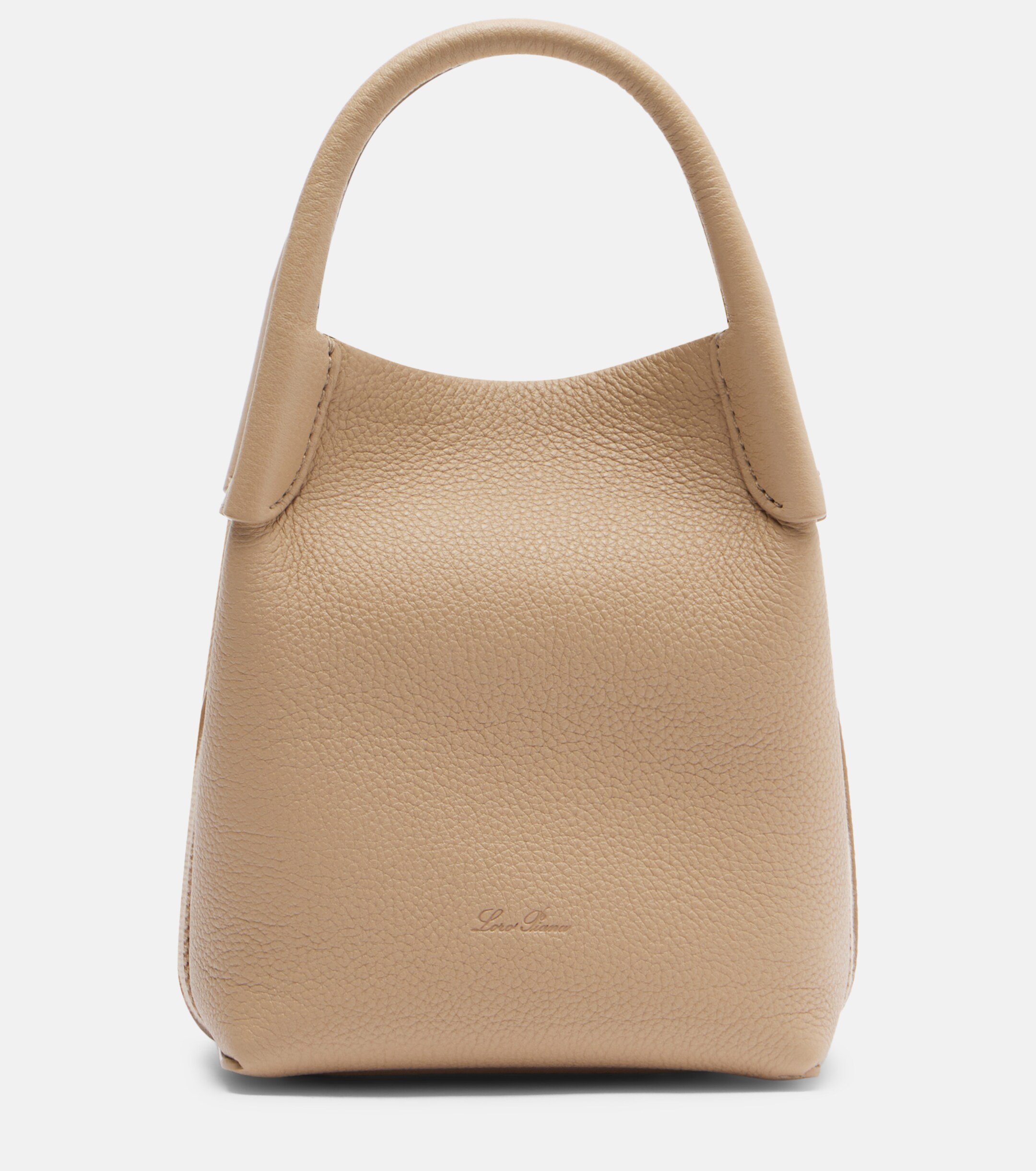 Loro Piana Bale Micro leather tote bag