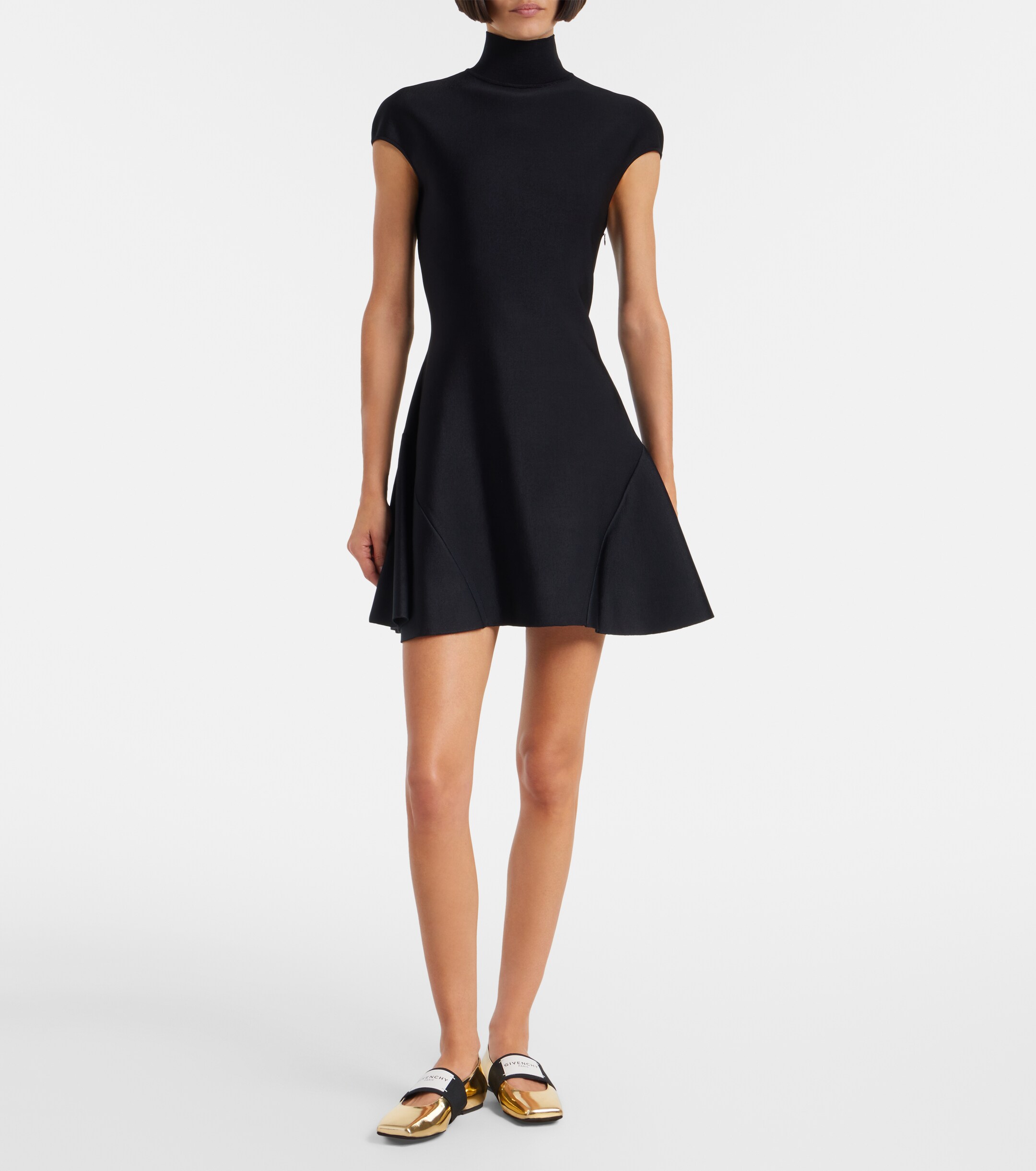 Givenchy Sliced Square leather ballet flats