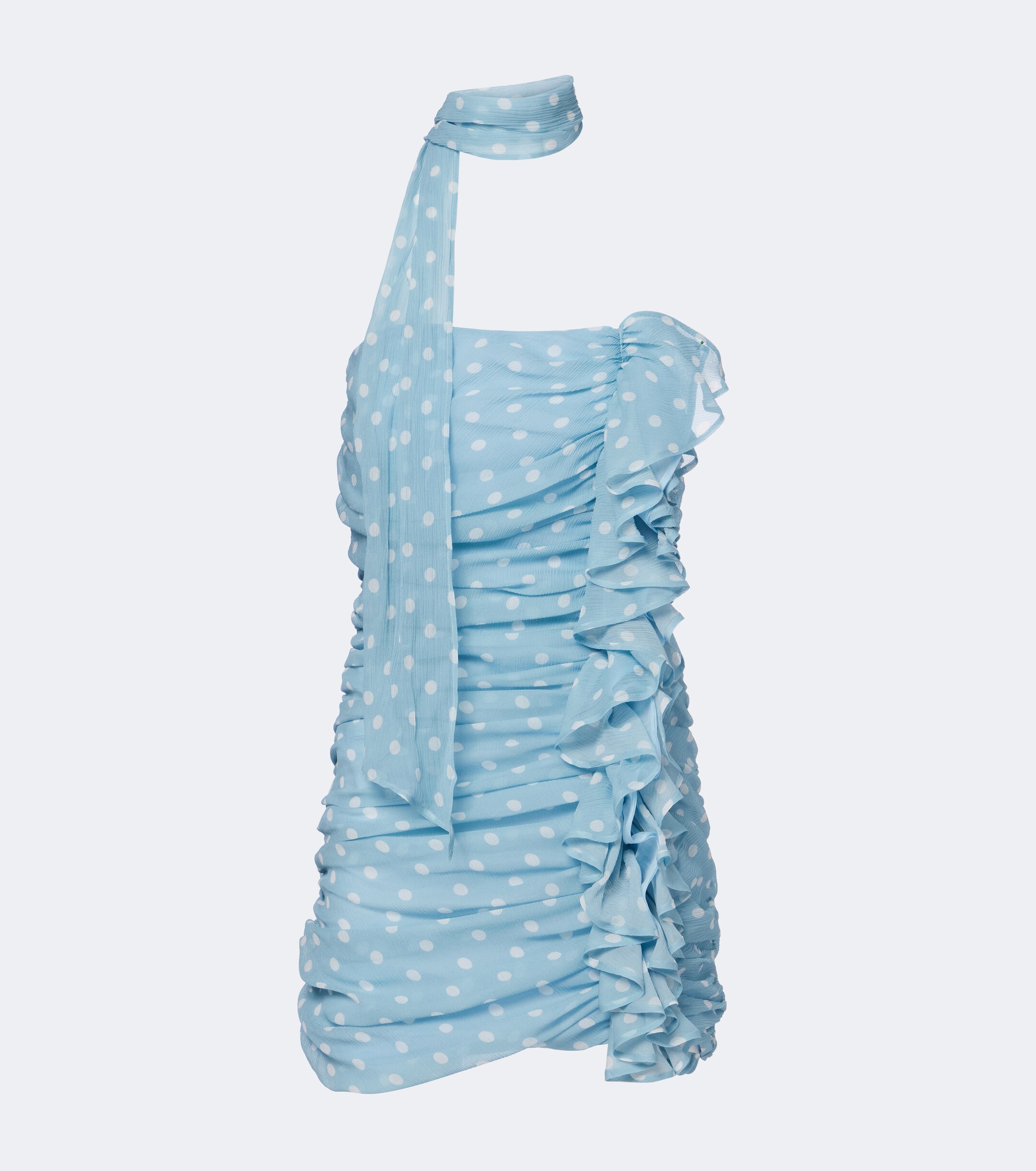 Nina Ricci Nina Ricci Polka-dot silk bustier dress