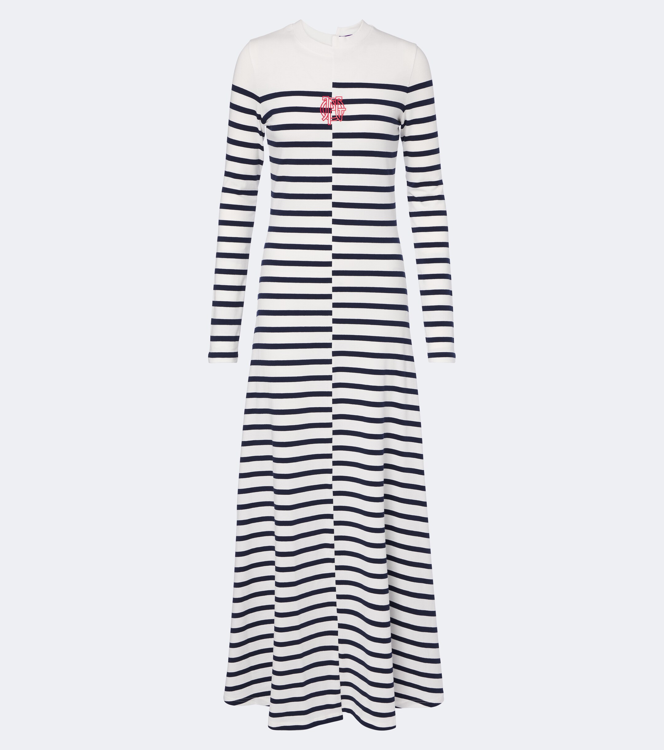 Jean Paul Gaultier Jean Paul Gaultier Striped cotton-blend jersey maxi dress