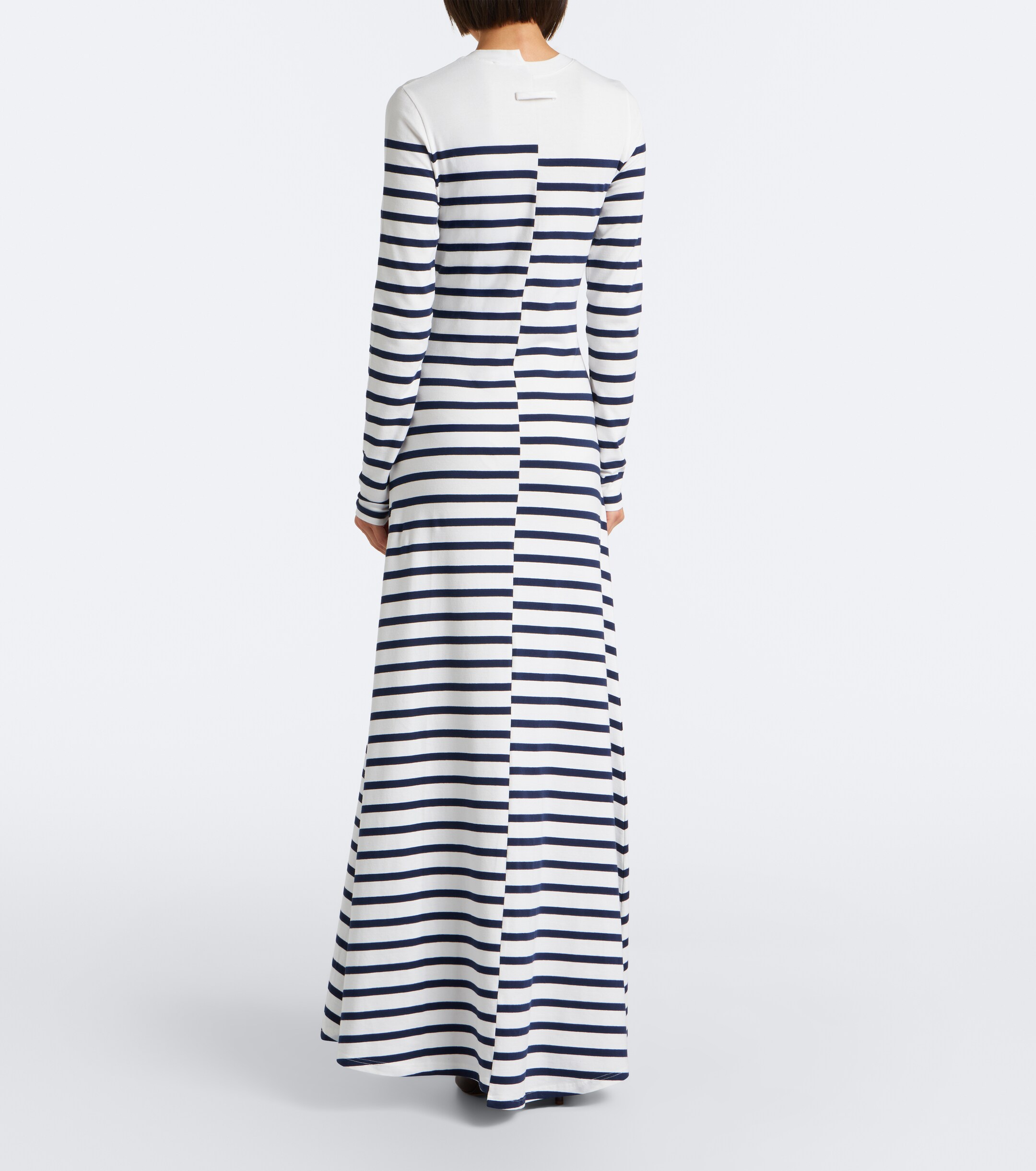 Jean Paul Gaultier Jean Paul Gaultier Striped cotton-blend jersey maxi dress