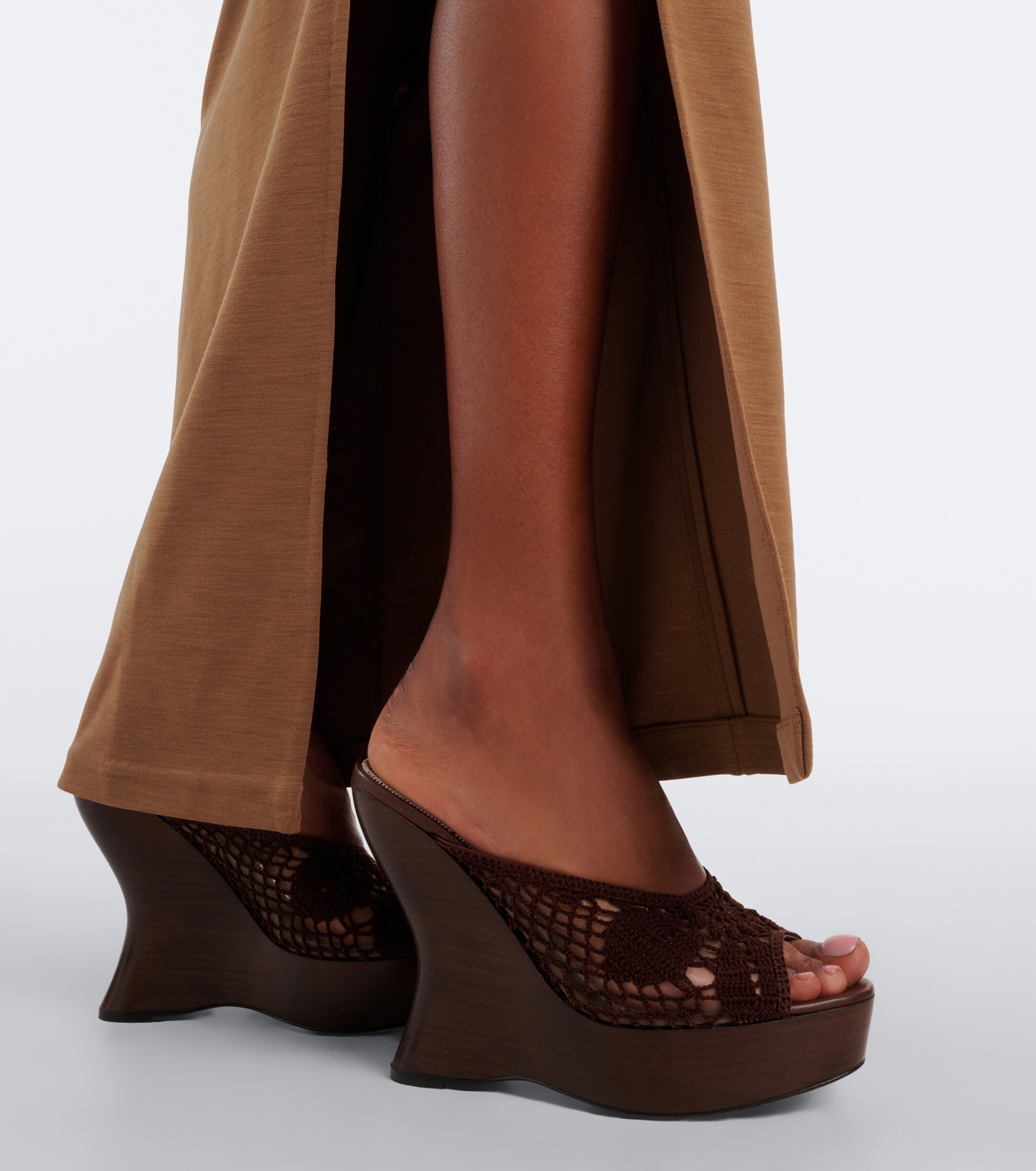Magda Butrym Magda Butrym Crochet wedge mules