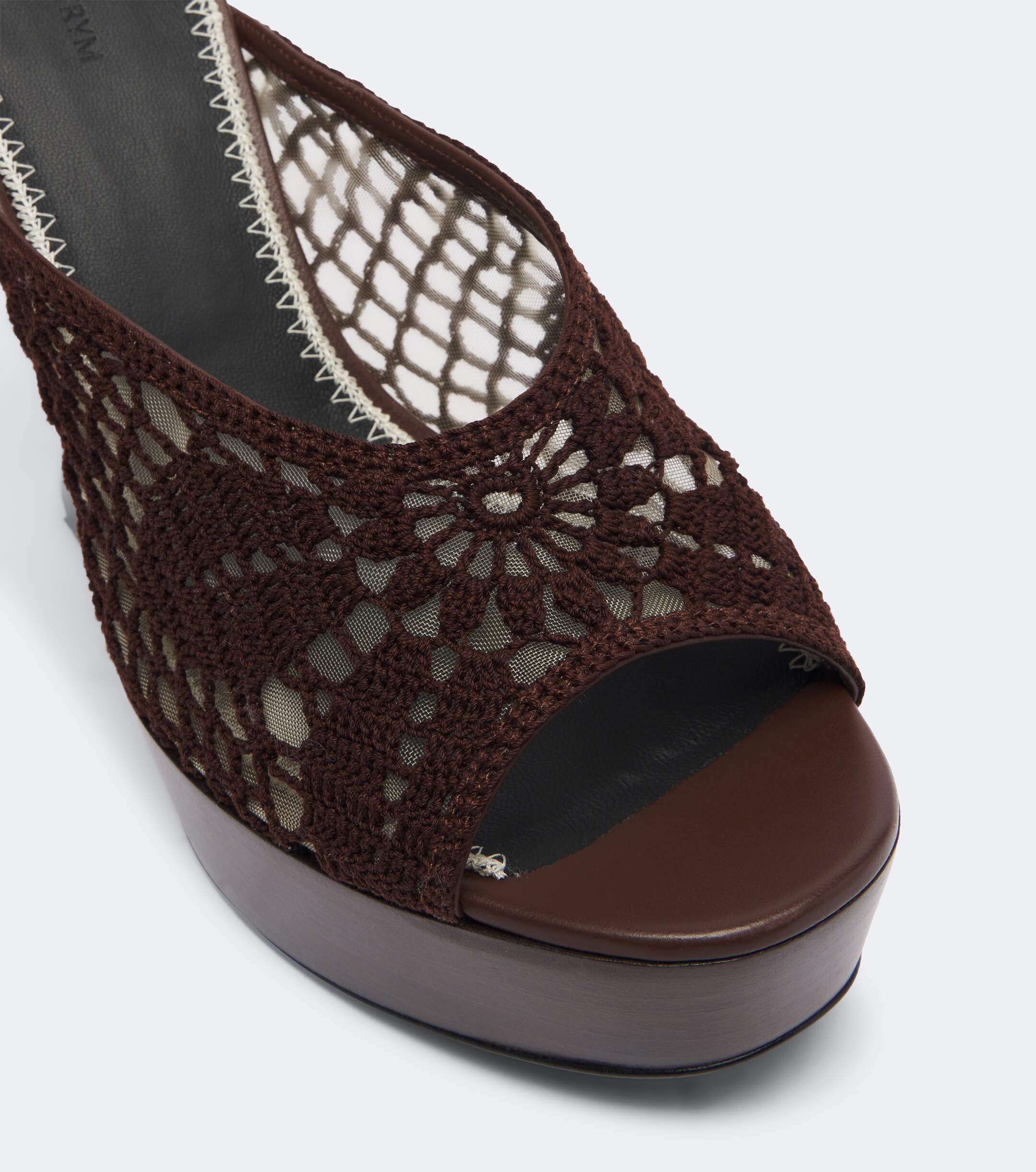Magda Butrym Magda Butrym Crochet wedge mules