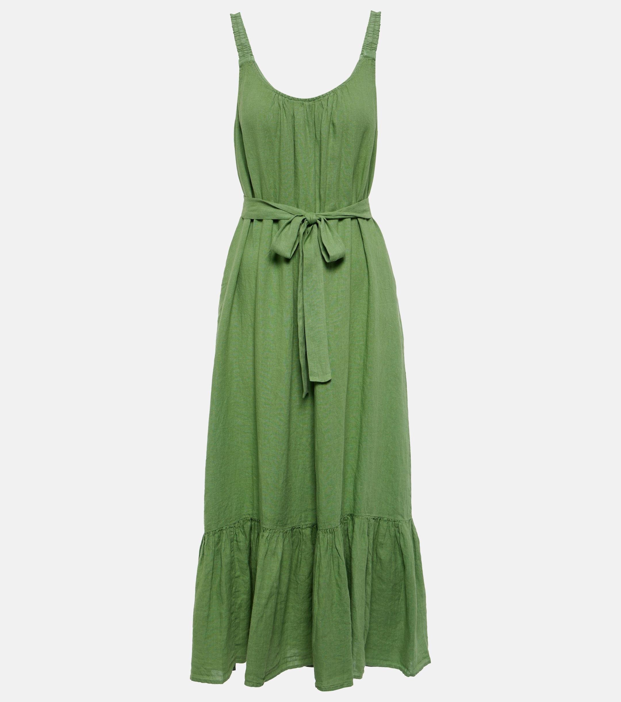Velvet Linen maxi dress thumbnail