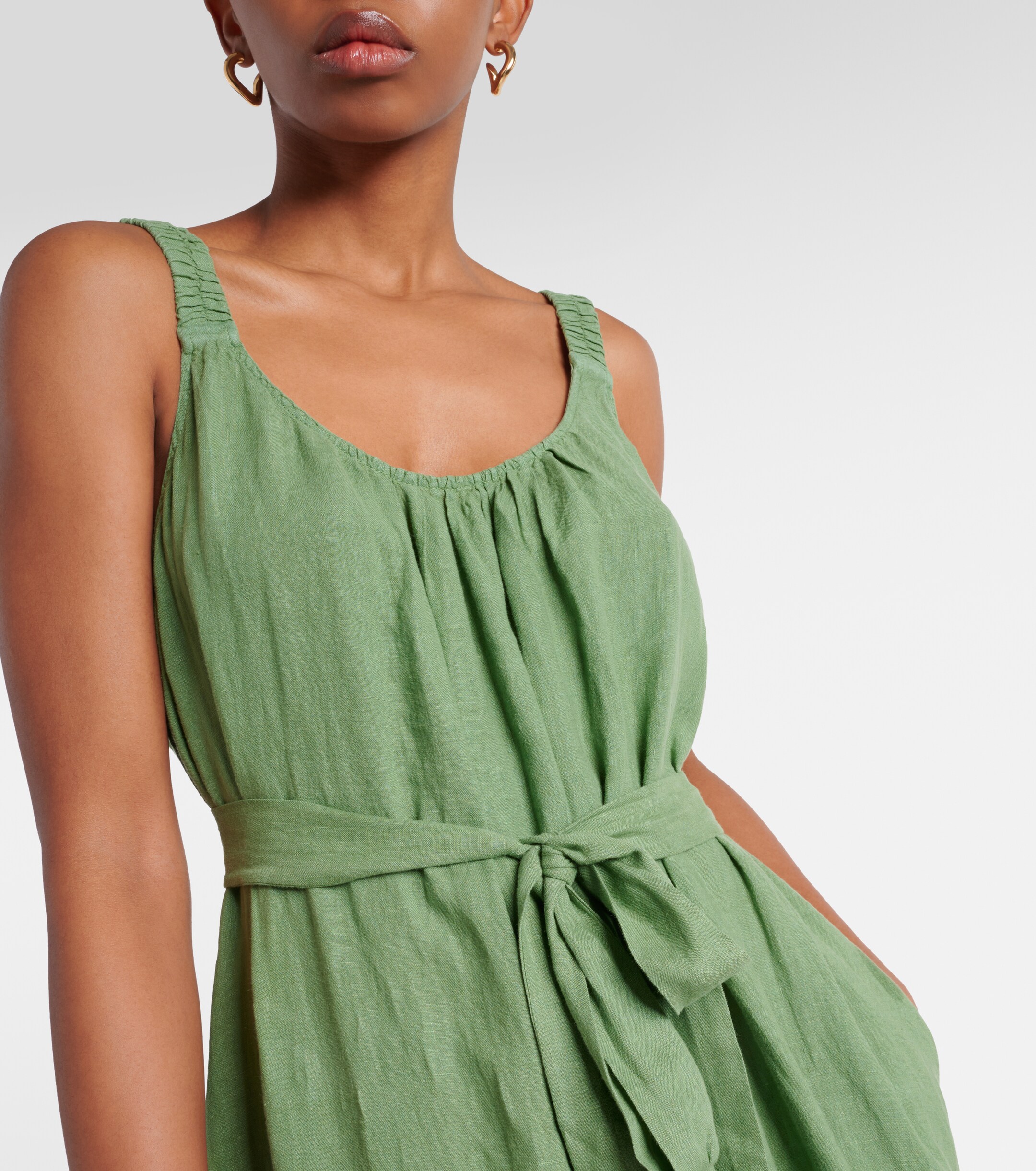 Velvet Linen maxi dress thumbnail
