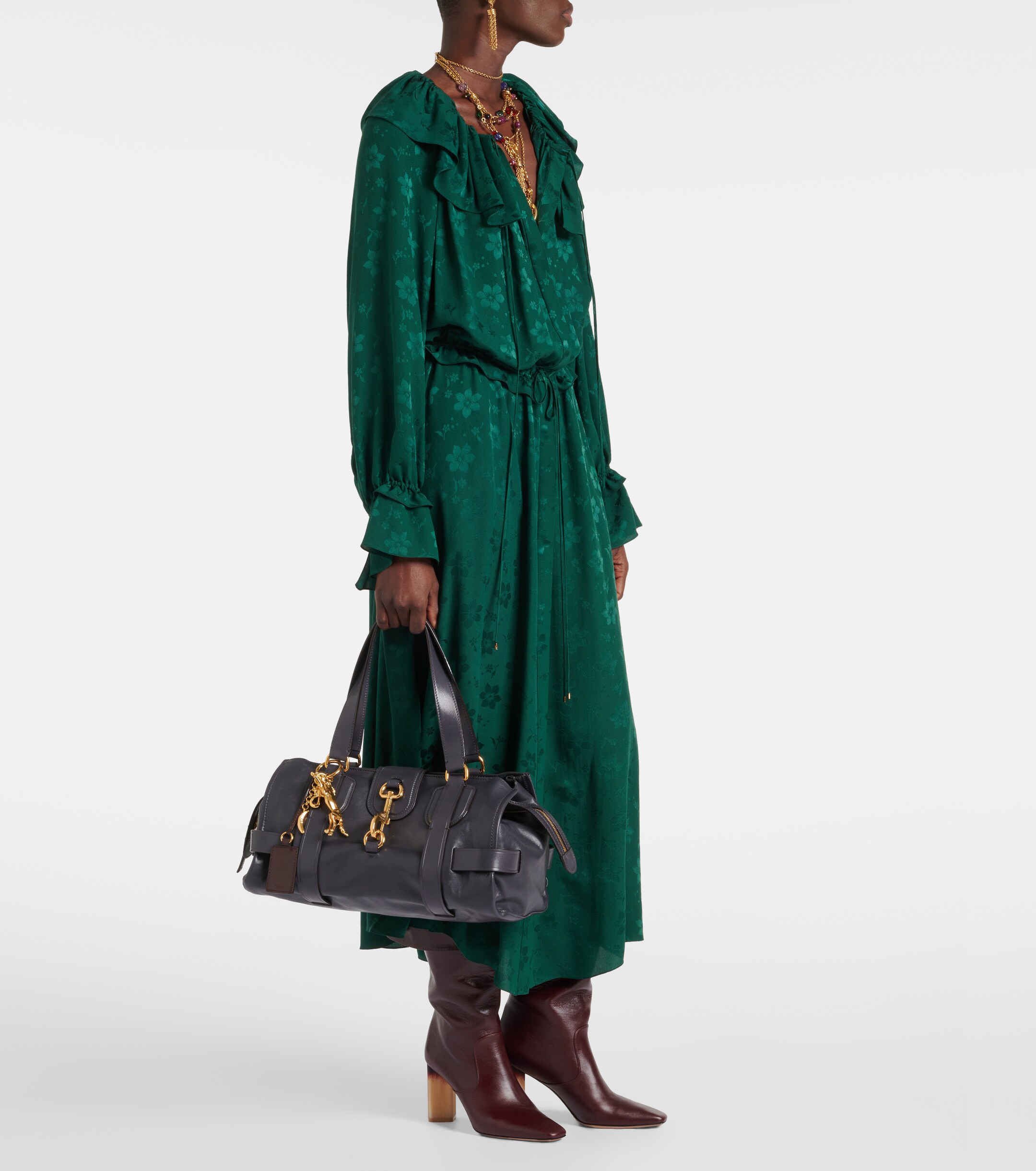 Chloé Kerala 25 Large leather shoulder bag