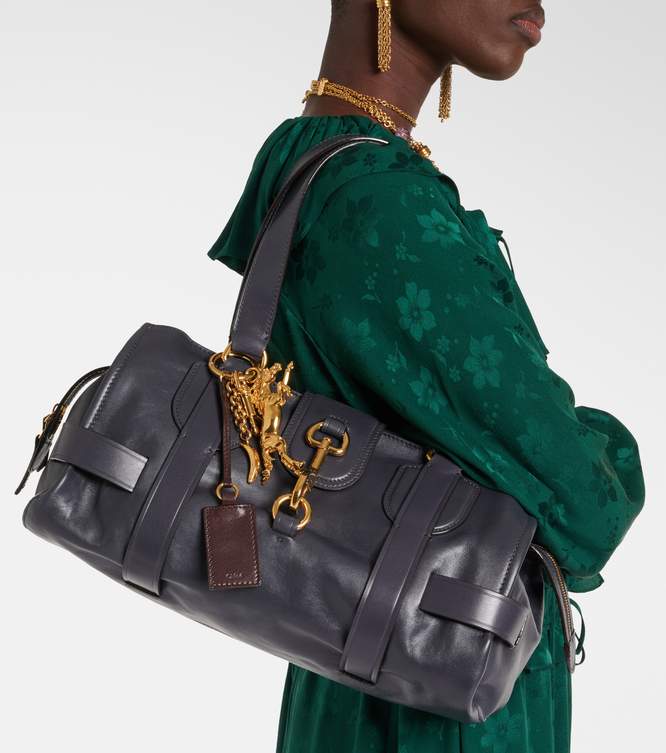 Chloé Kerala 25 Large leather shoulder bag