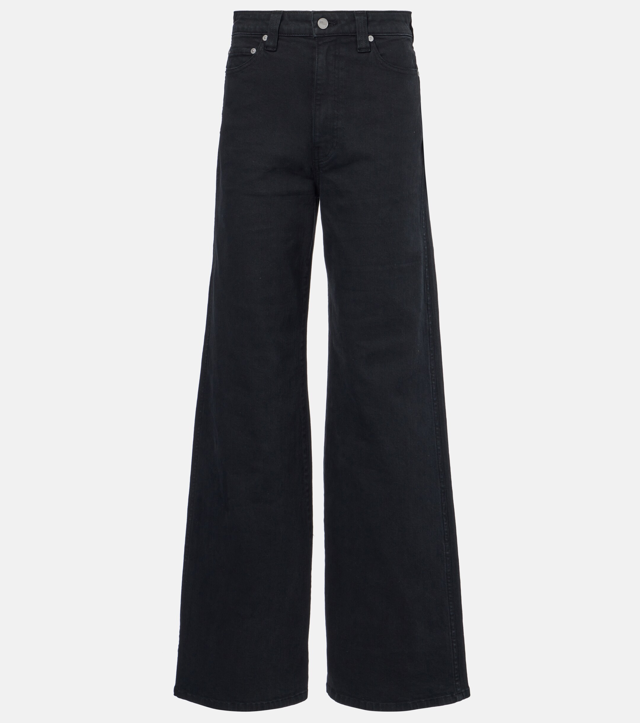 KHAITE Dane high-rise wide-leg jeans