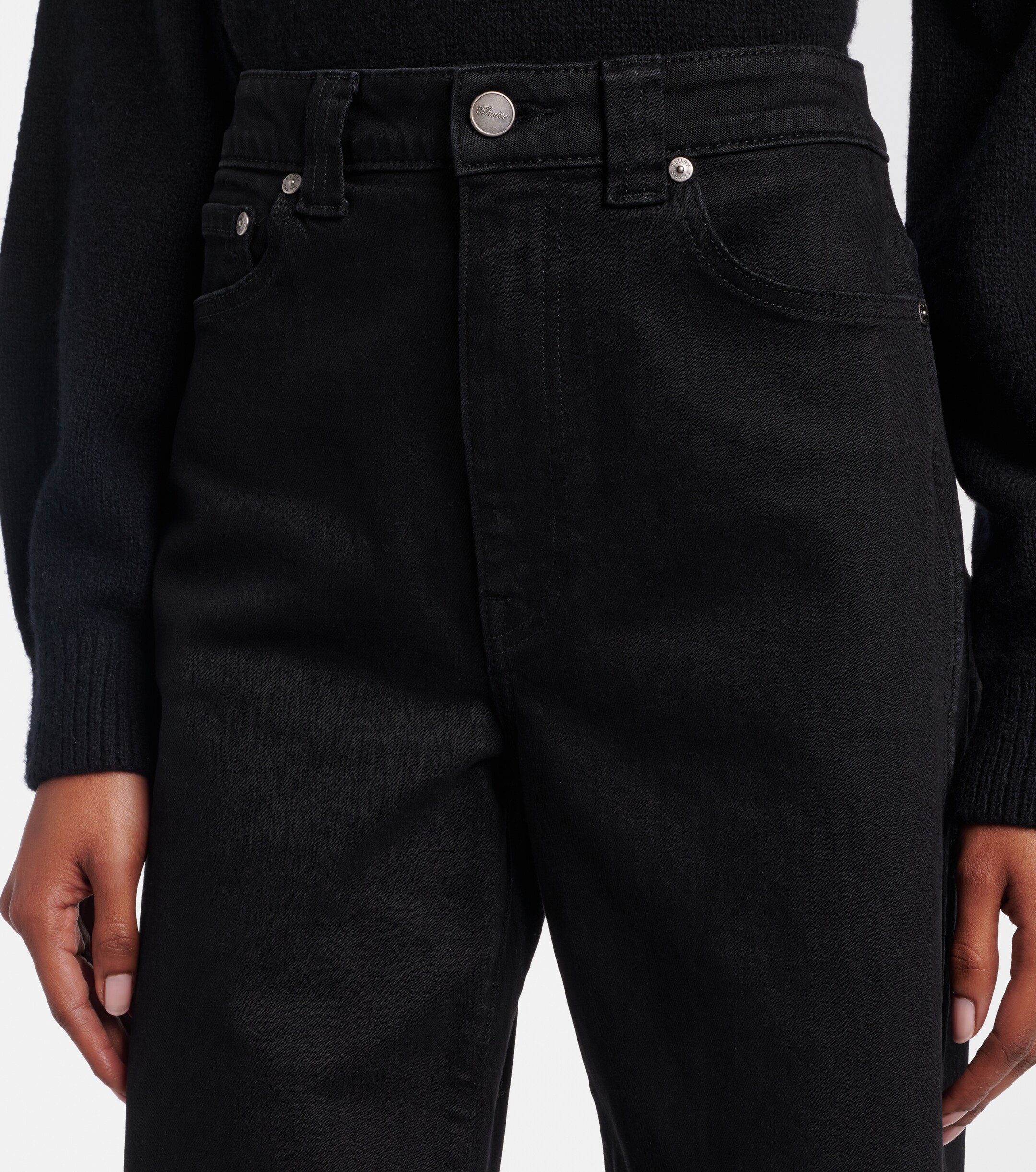KHAITE Dane high-rise wide-leg jeans