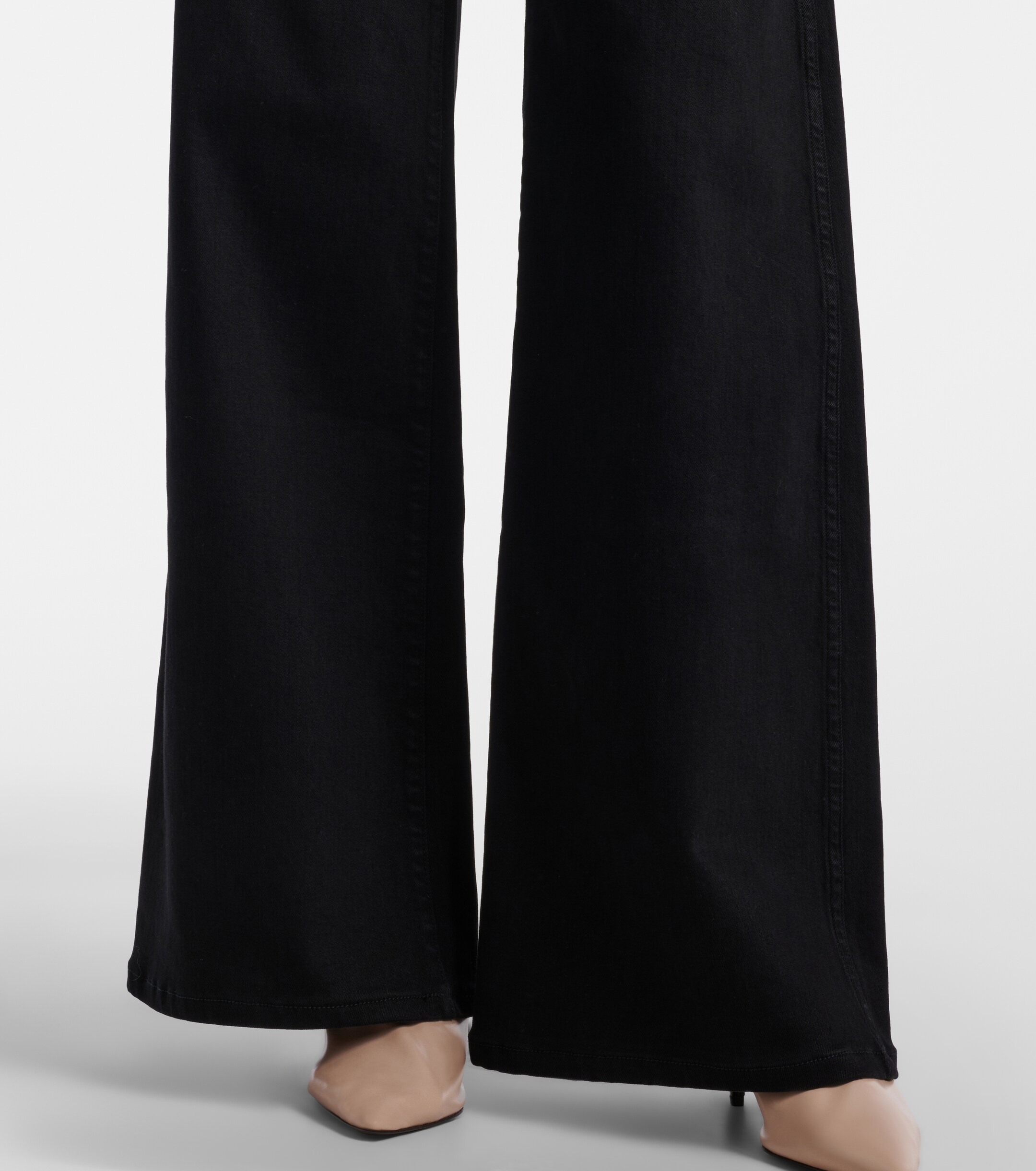 KHAITE Dane high-rise wide-leg jeans