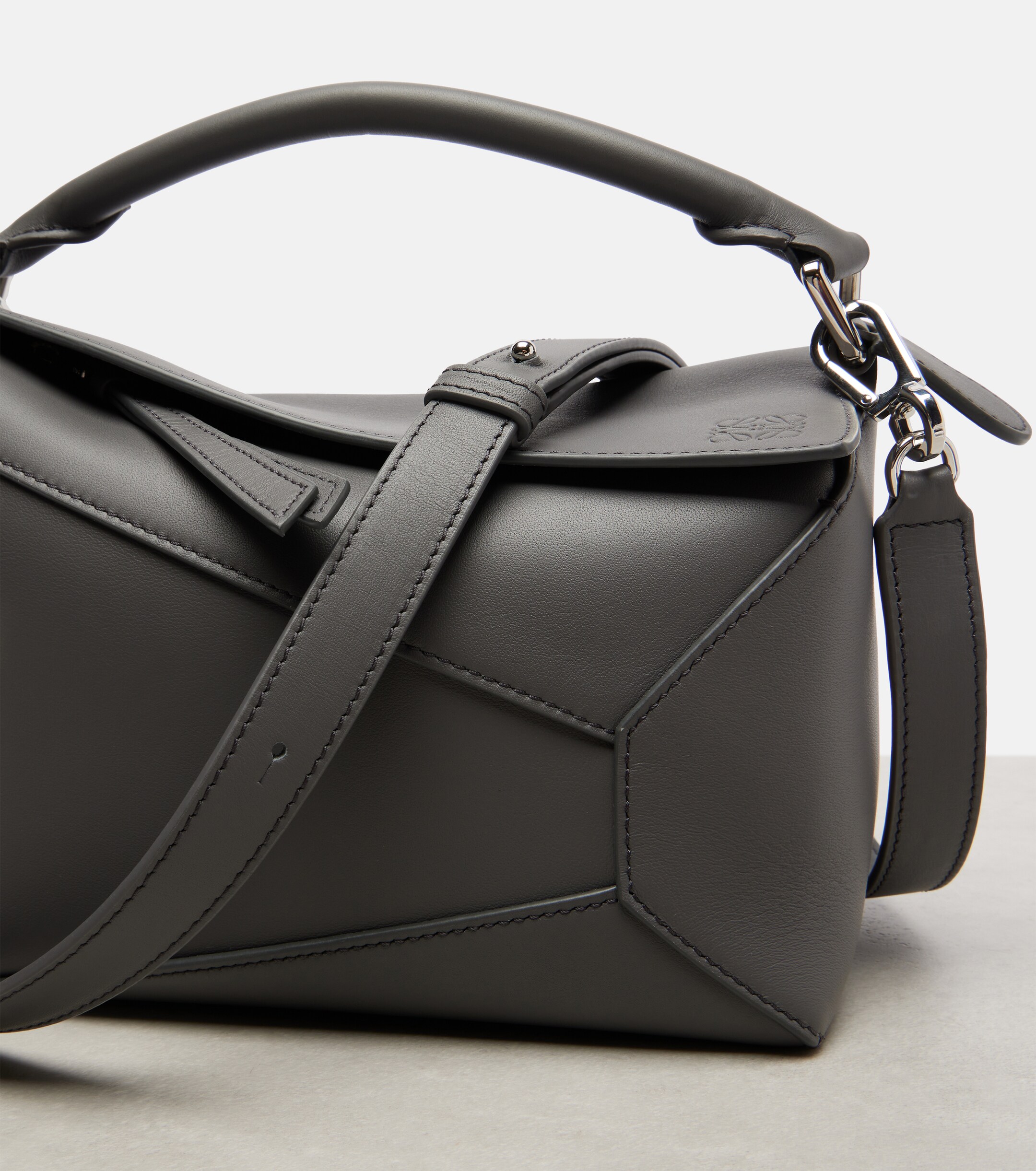 Loewe Puzzle Edge Small leather top-handle bag