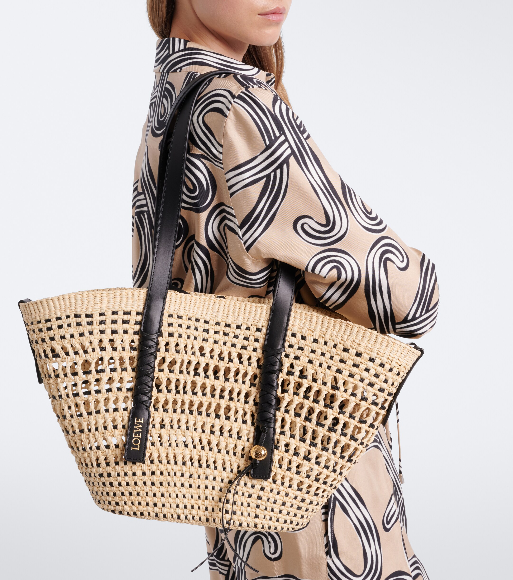 Loewe Paula's Ibiza Braid Medium basket bag