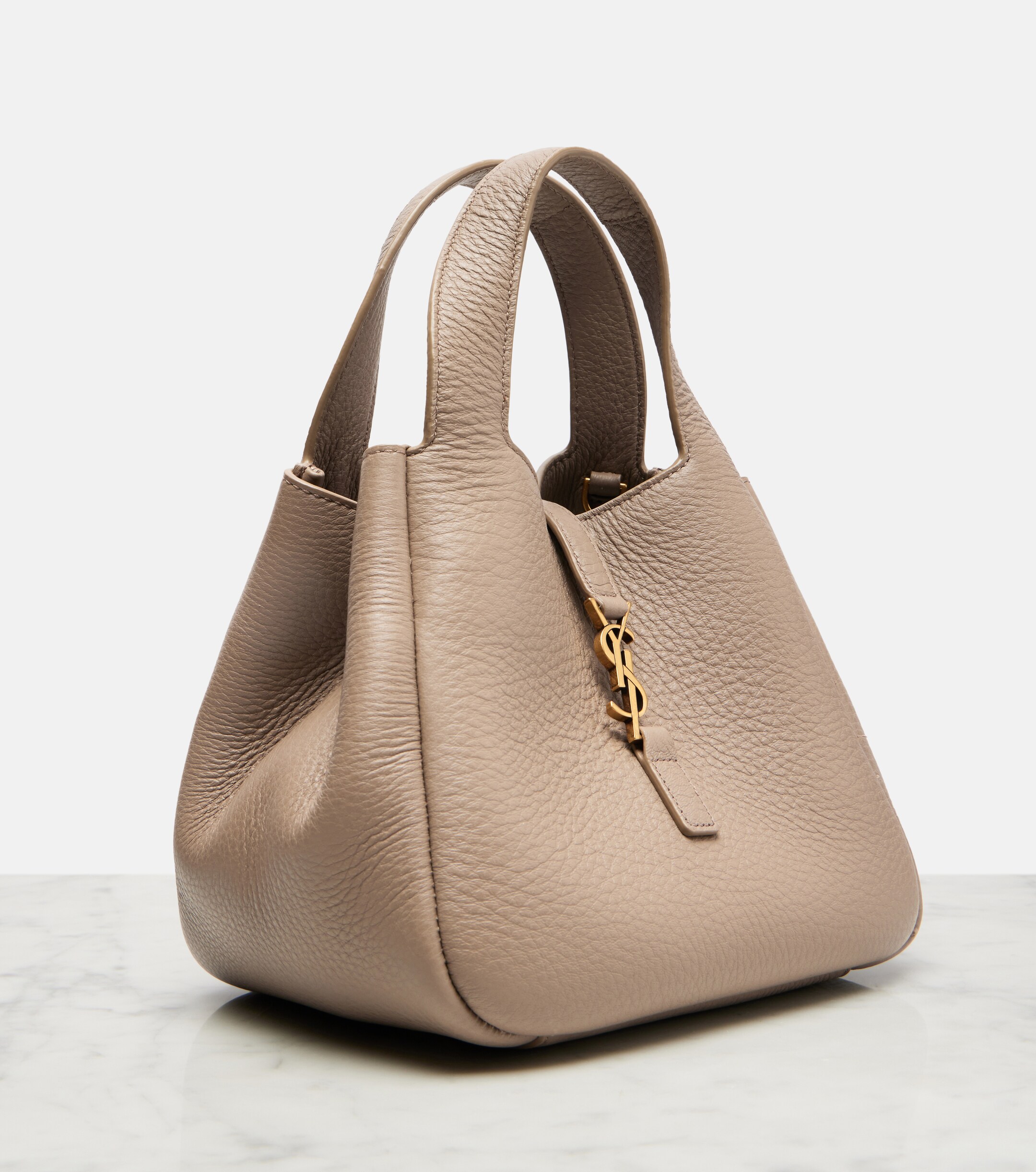 Saint Laurent Le 5 à 7 Bea Baby leather top-handle bag