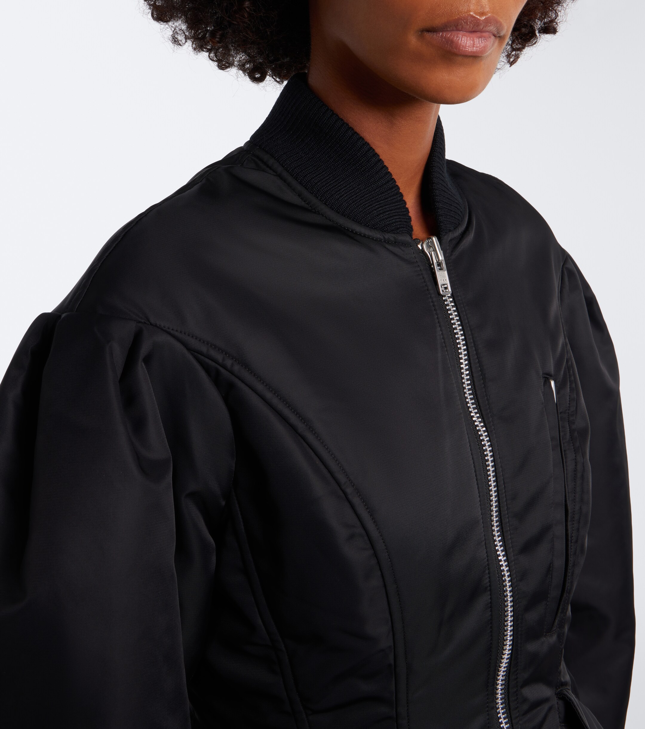 Simone Rocha Simone Rocha Padded satin bomber jacket