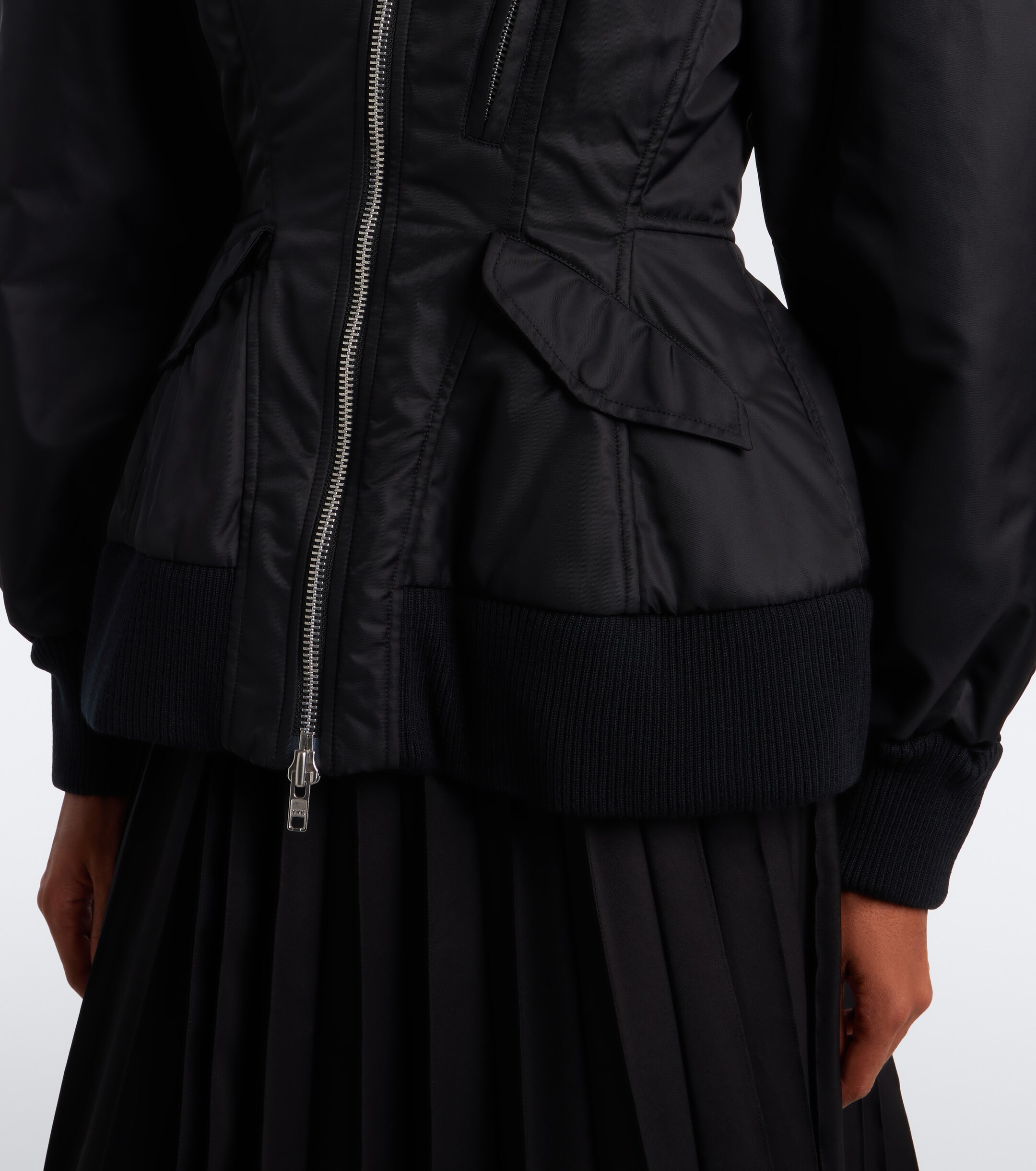 Simone Rocha Simone Rocha Padded satin bomber jacket