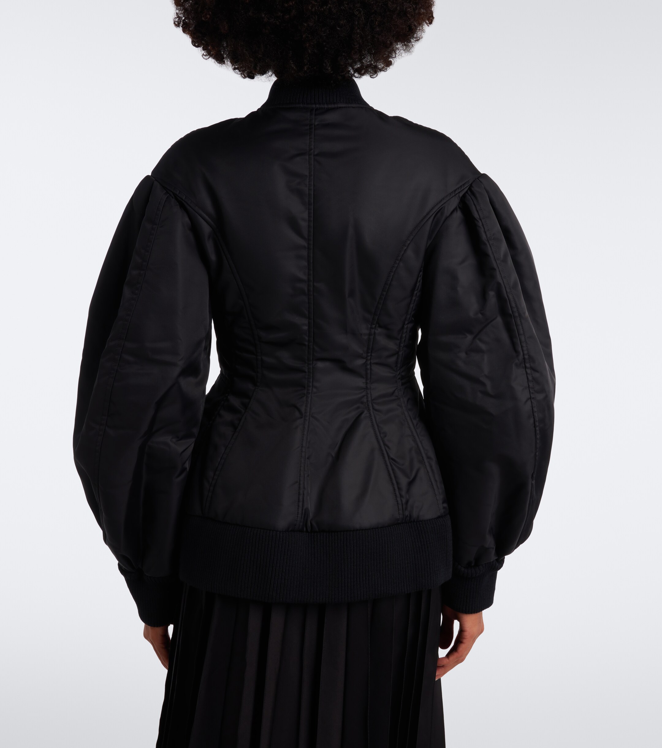 Simone Rocha Simone Rocha Padded satin bomber jacket
