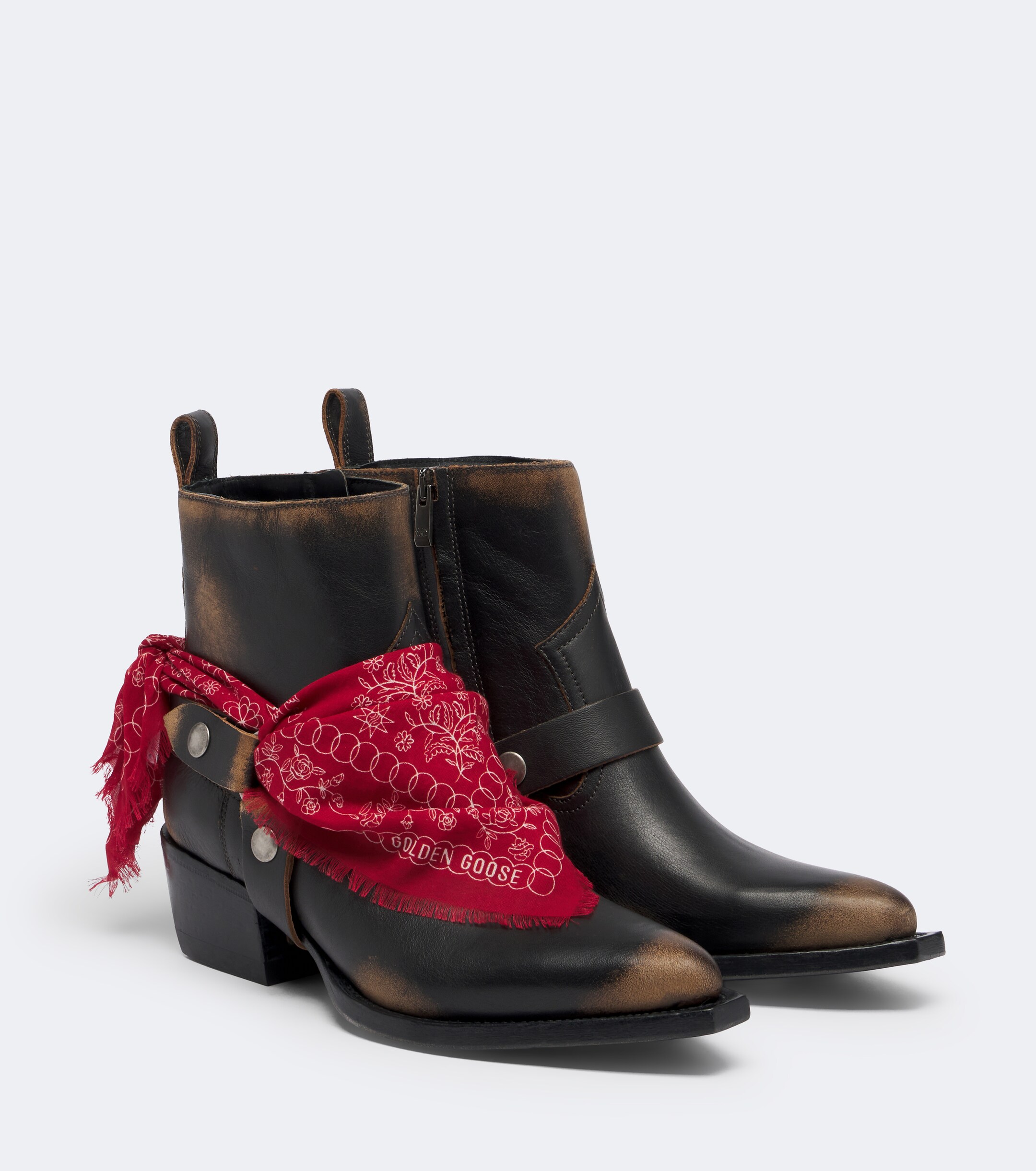 Golden Goose Golden Goose Debbie leather cowboy boots
