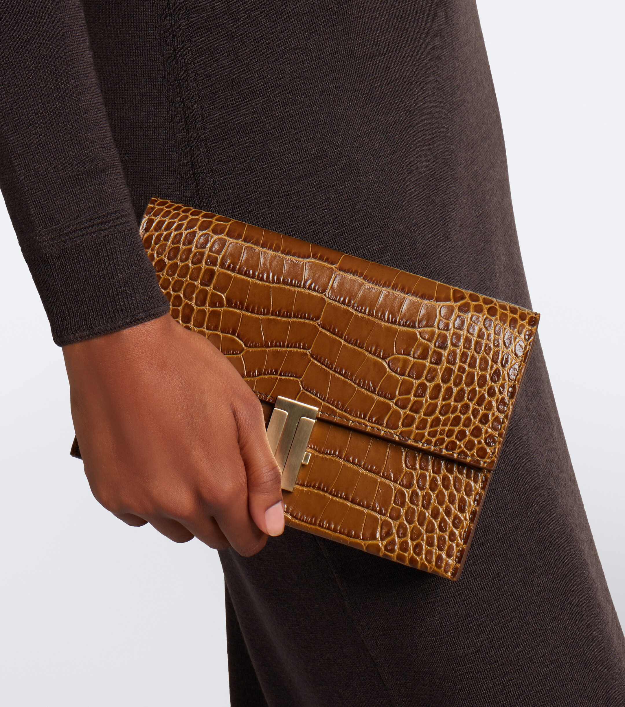 Tom Ford Tom Ford Mia Mini croc-effect leather crossbody bag