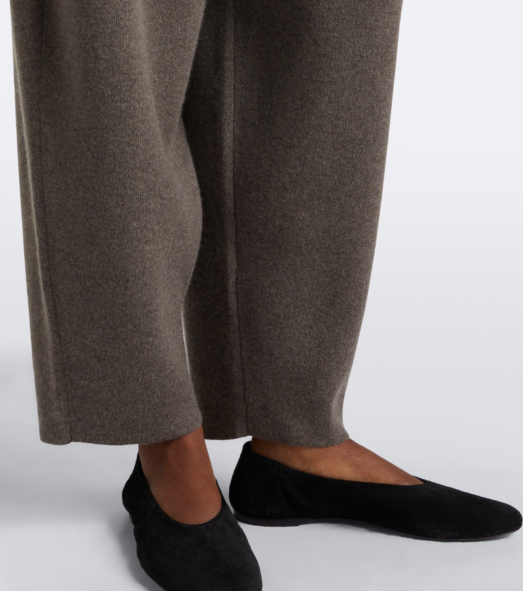 arch4 Arch4 Hayden knitted cashmere barrel-leg pants