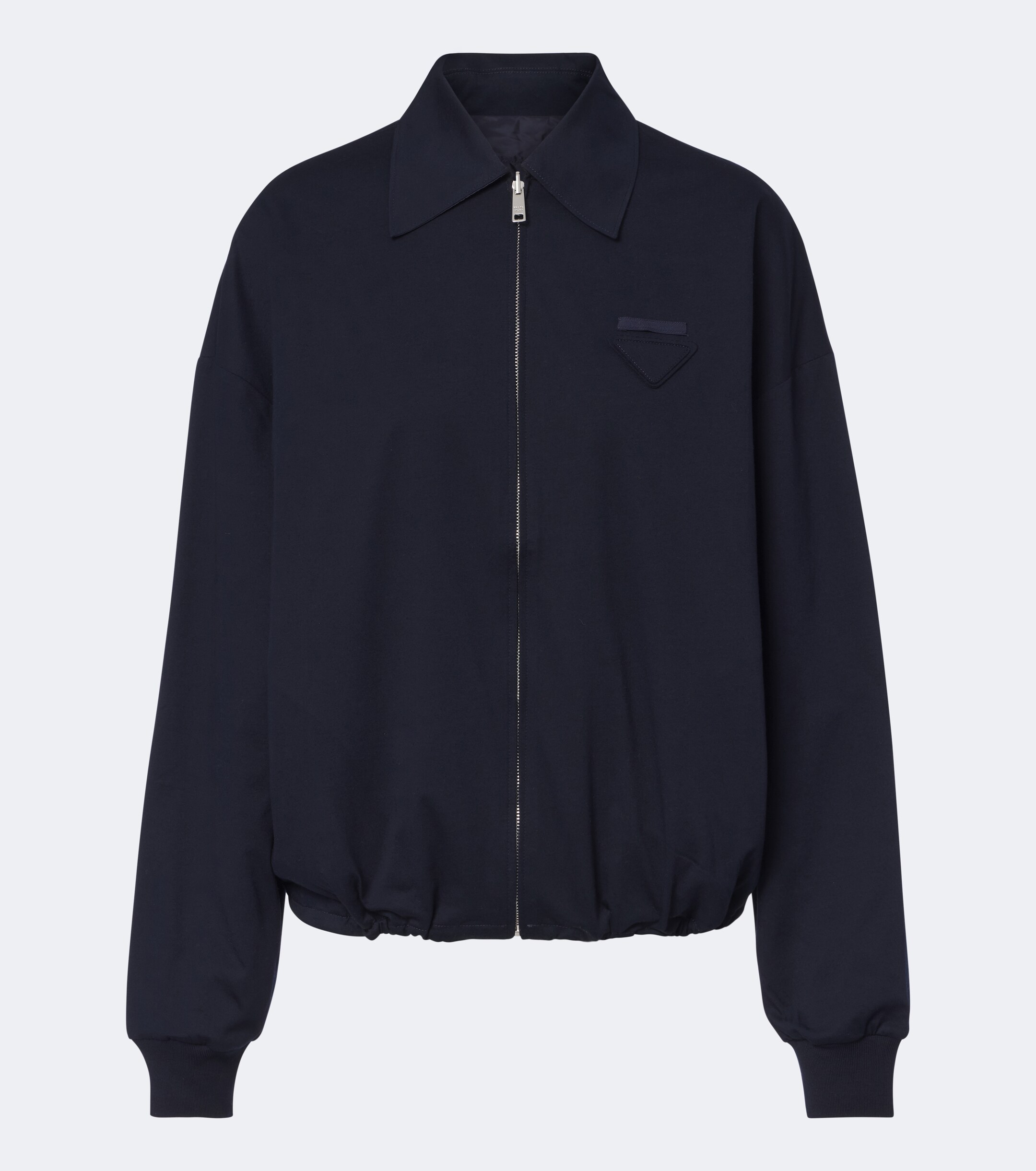 Prada Prada Reversible Re-Nylon and jersey blouson jacket