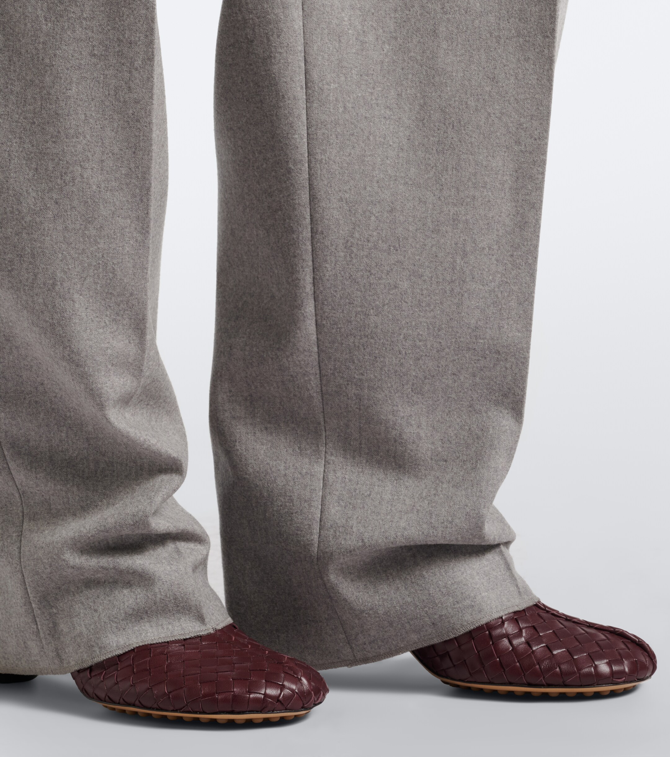 Bottega Veneta Bottega Veneta Cherry Intrecciato leather ankle boots