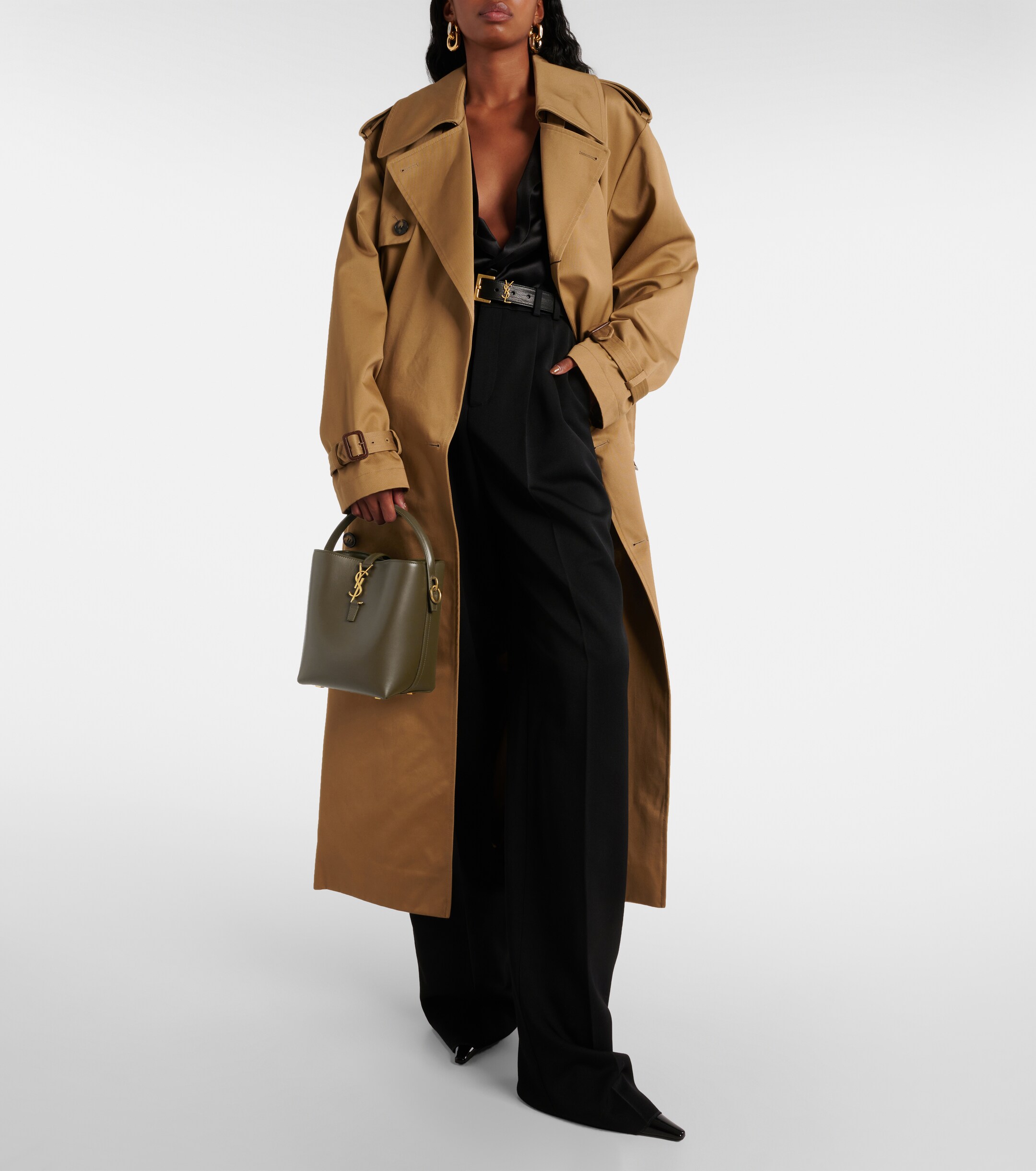 Saint Laurent Le 37 leather bucket bag