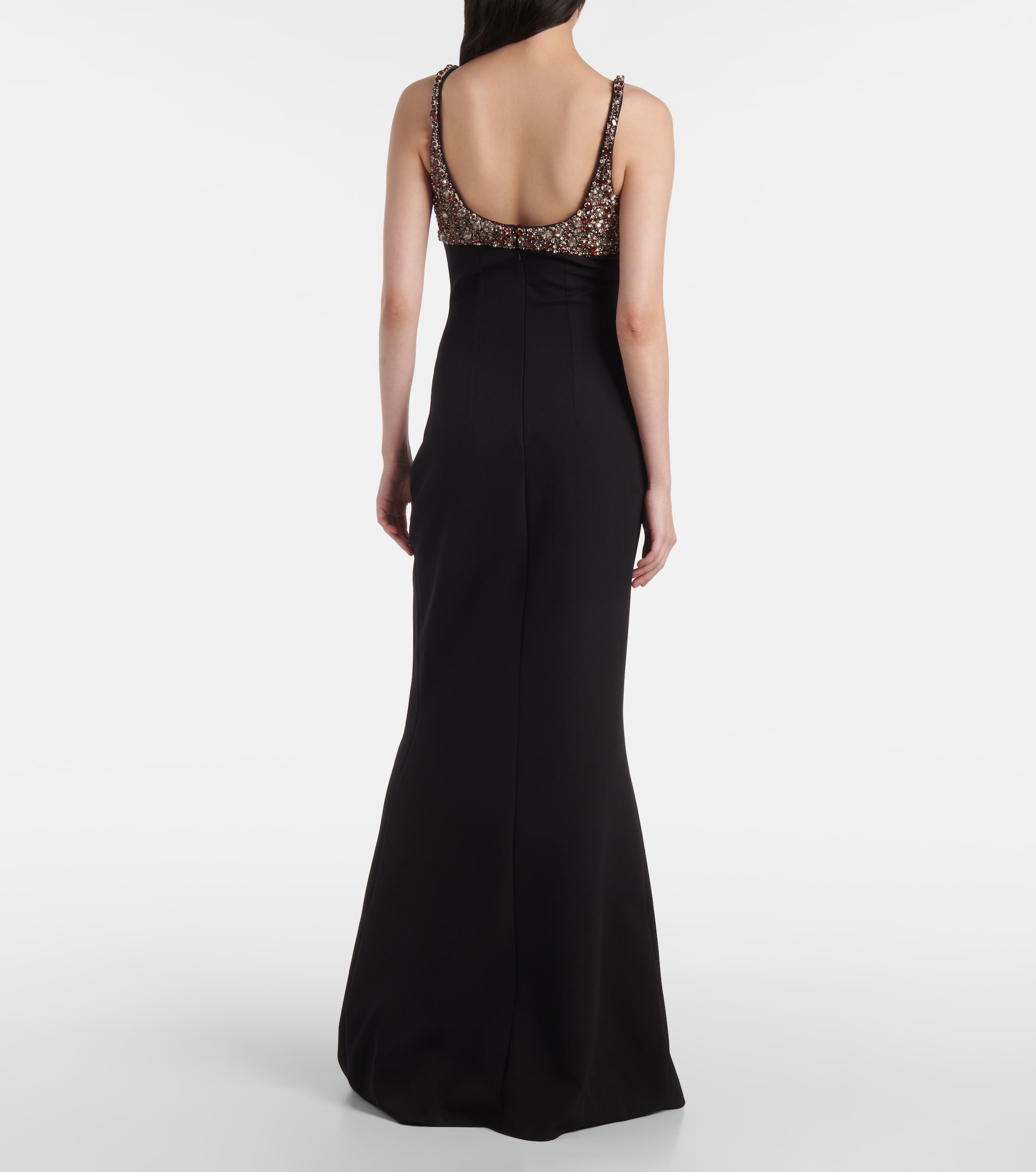 Safiyaa Crystal-embellished gown