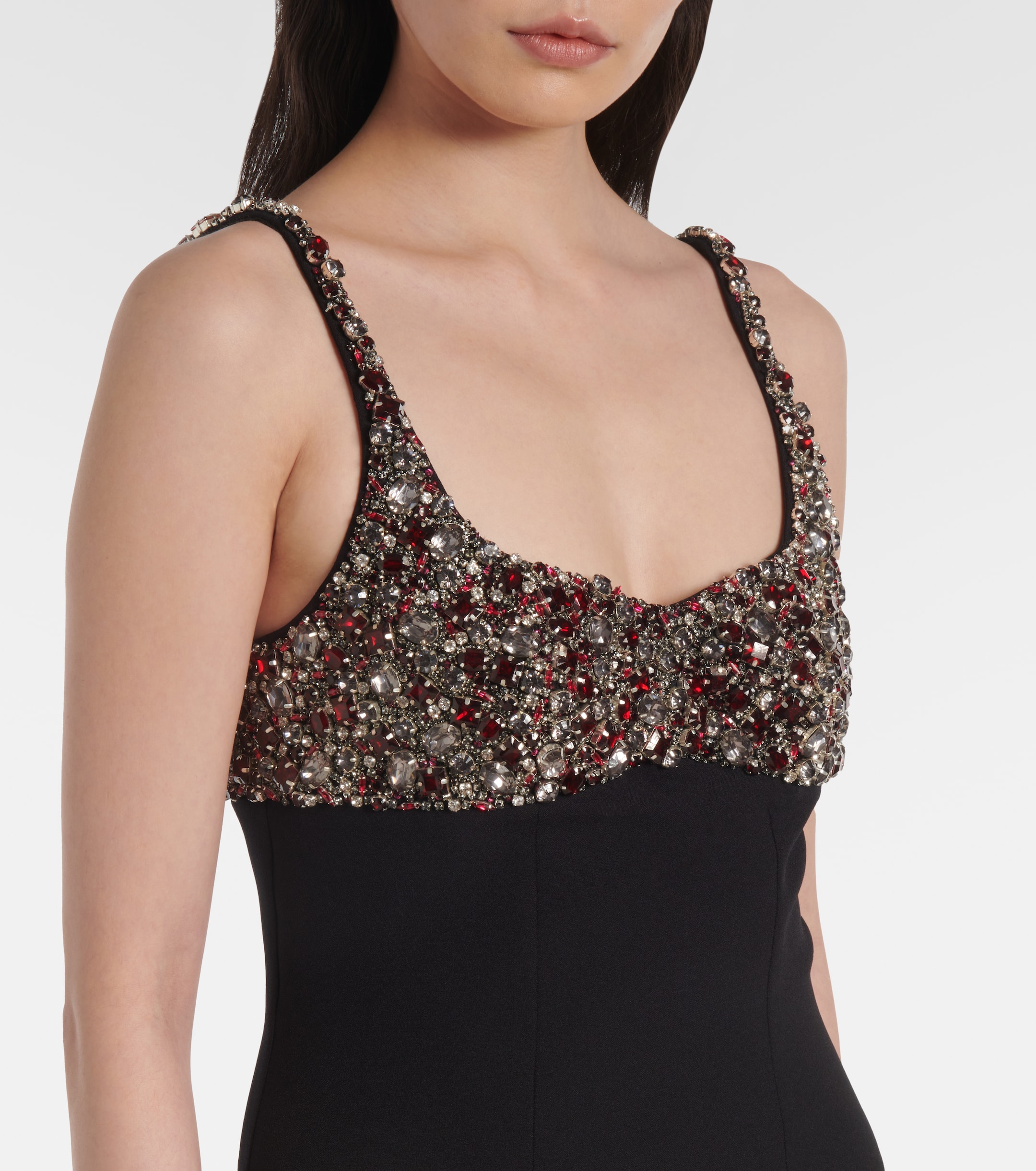Safiyaa Crystal-embellished gown