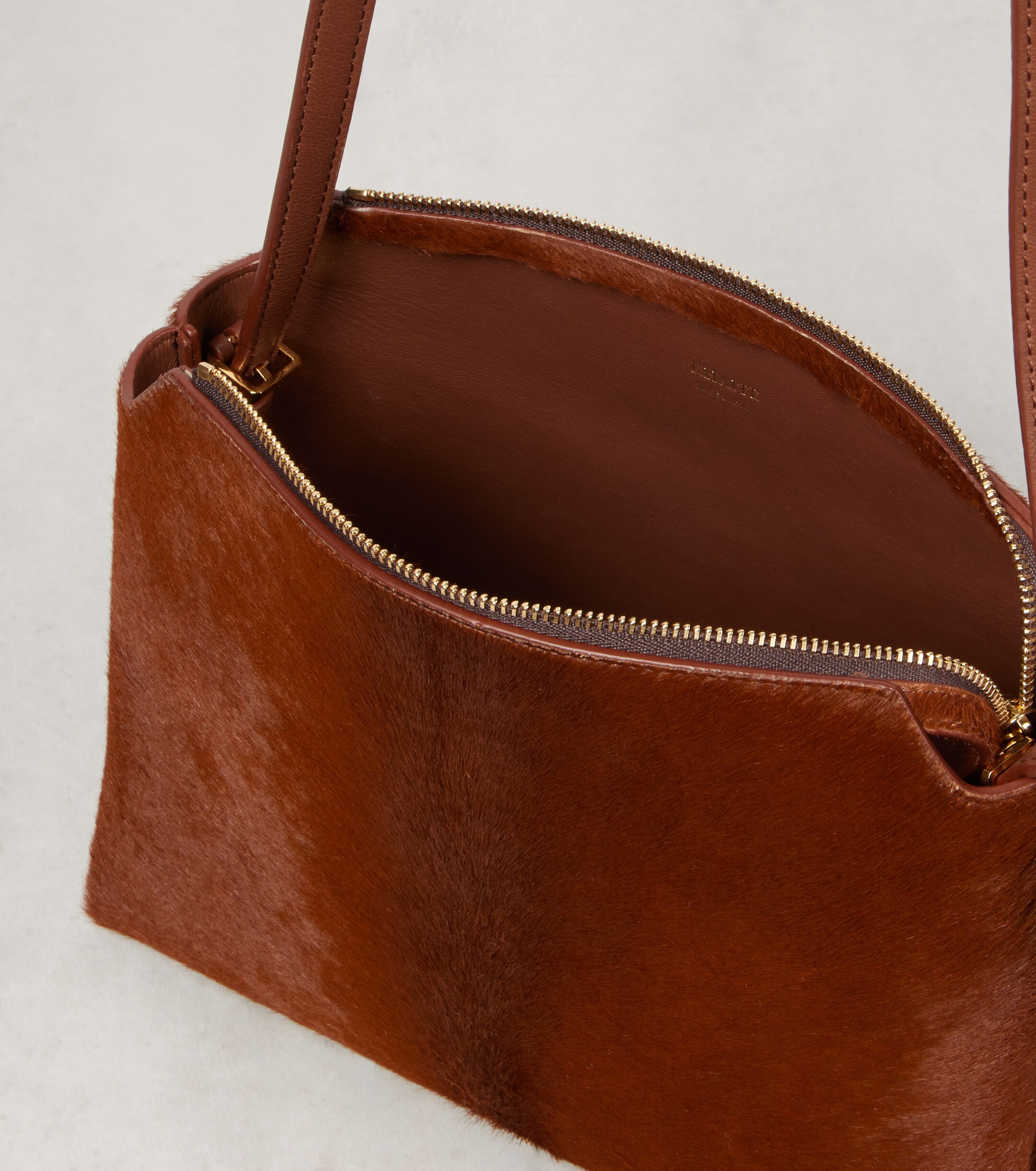 KHAITE Lina Medium calf hair crossbody bag