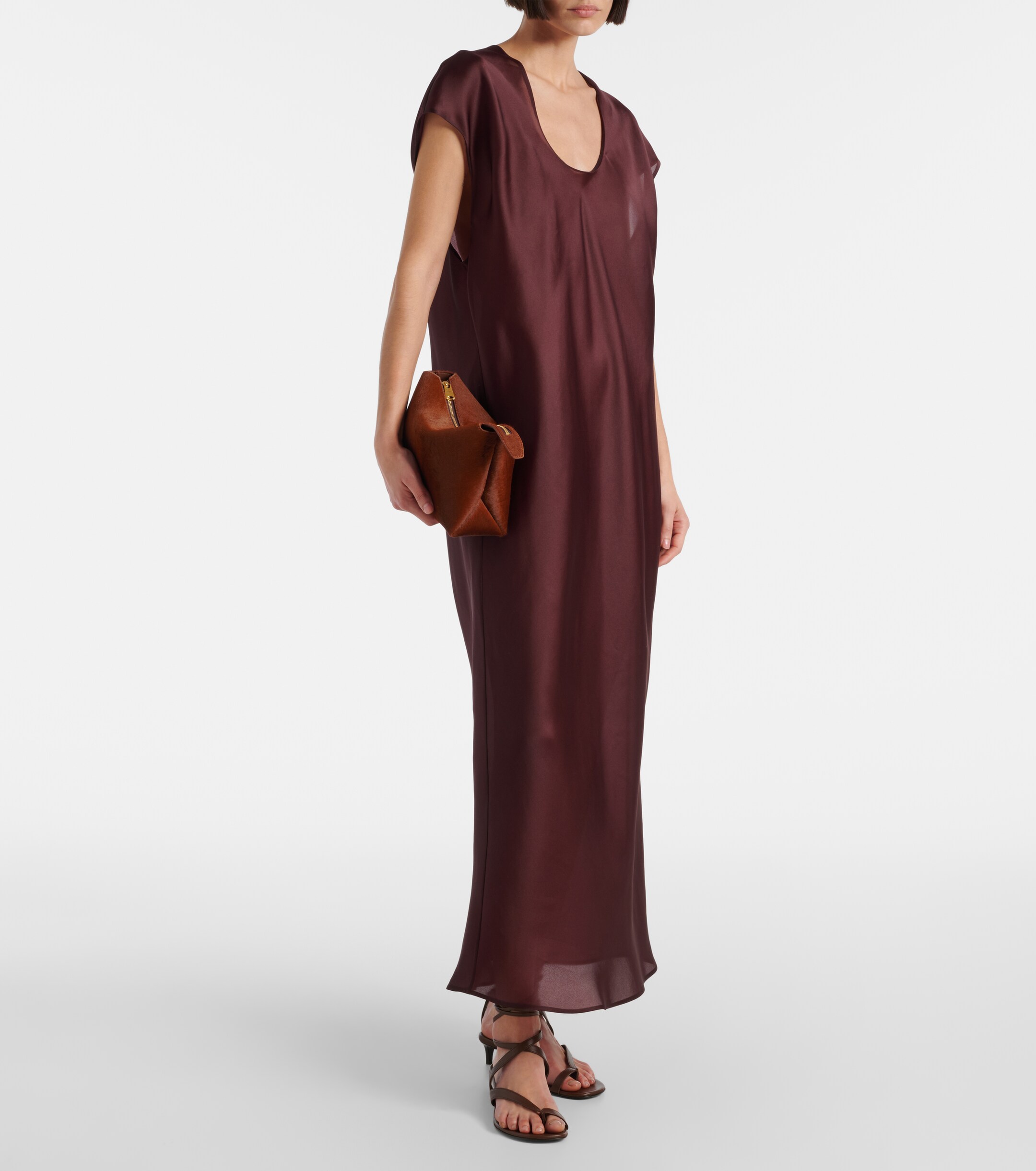 KHAITE Lina Medium calf hair crossbody bag