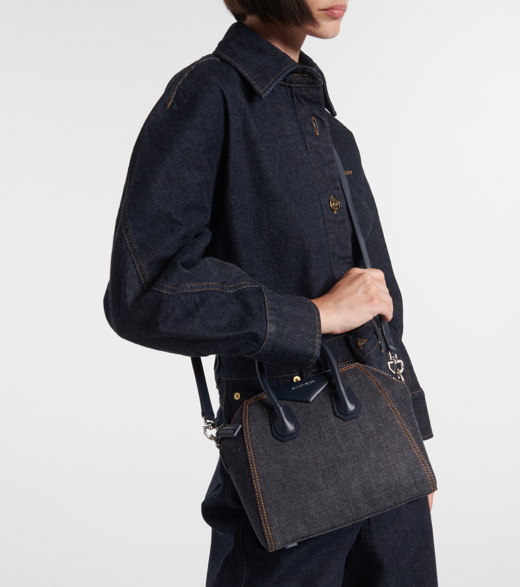 Givenchy Antigona Mini denim tote bag