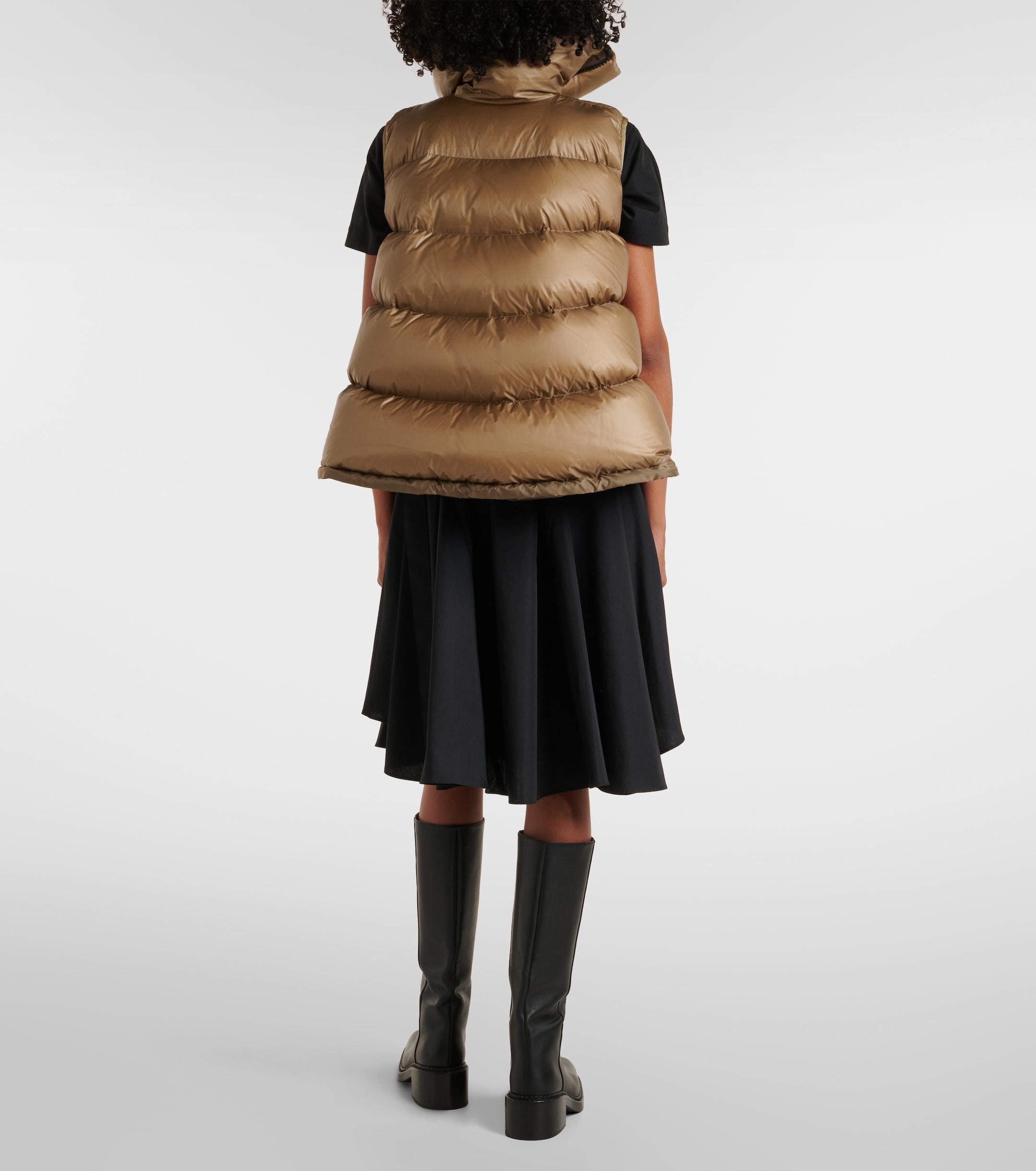 Sacai - Asymmetric quilted down vest | Plush