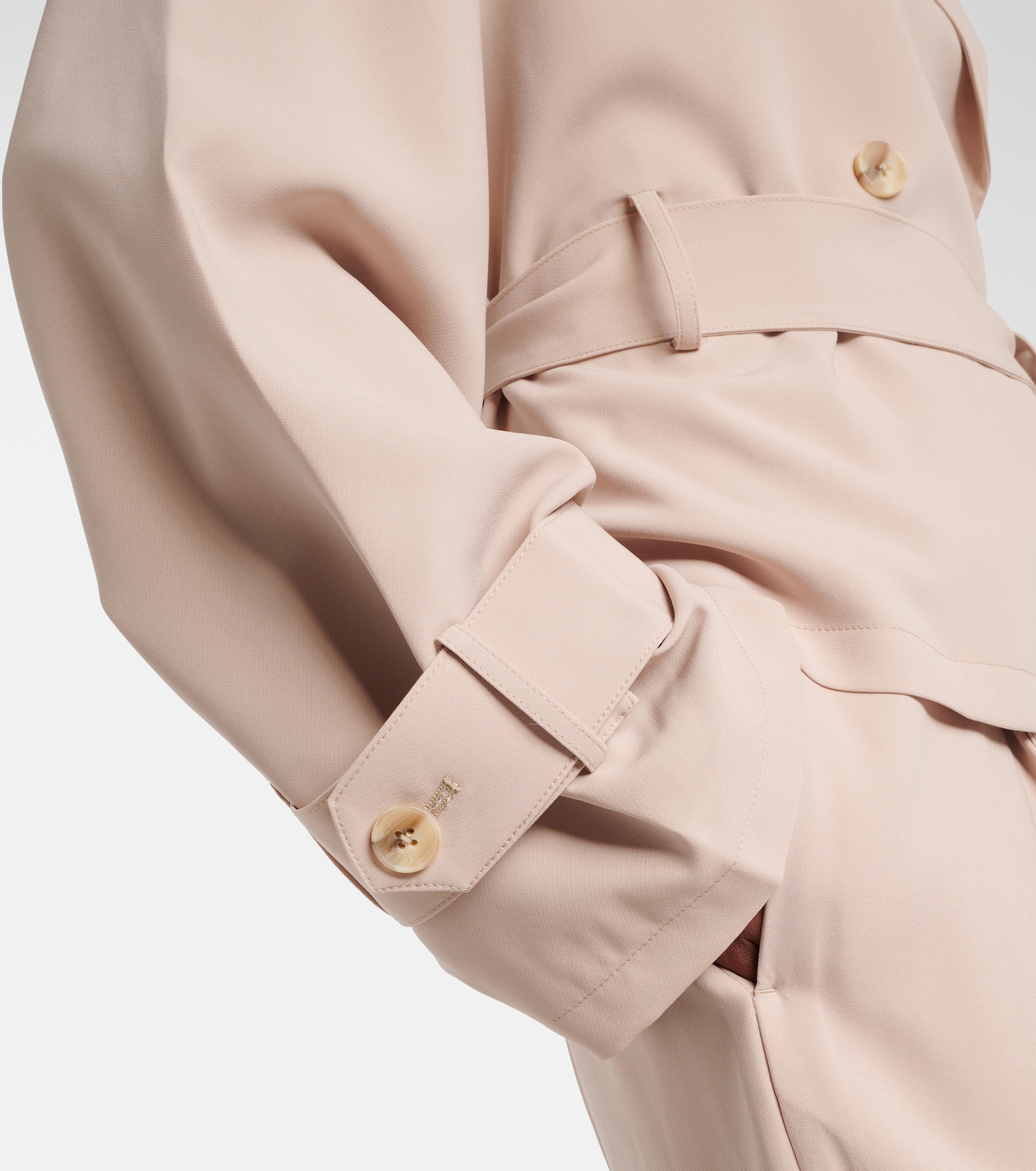 Aya Muse Soli belted double-breasted trench coat