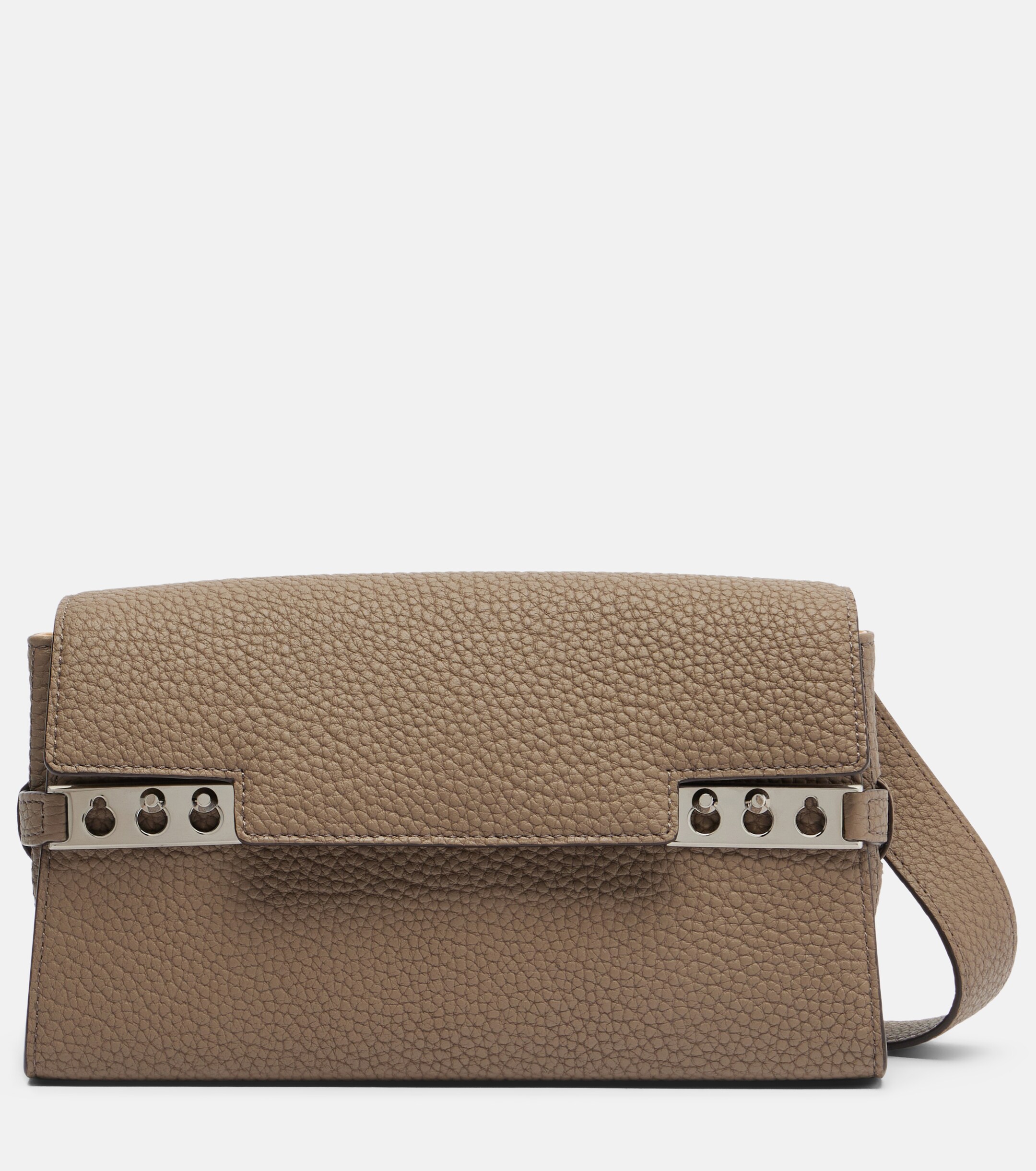 Delvaux Tempête City Small leather crossbody bag