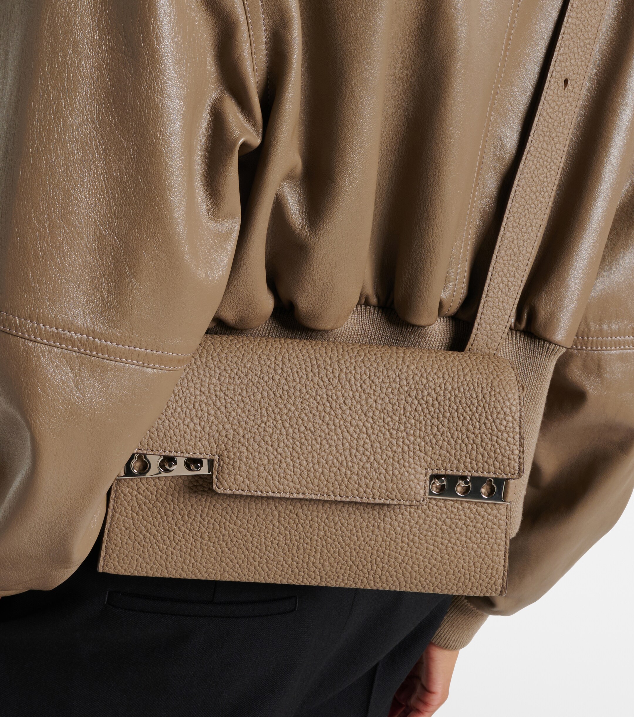 Delvaux Tempête City Small leather crossbody bag thumbnail