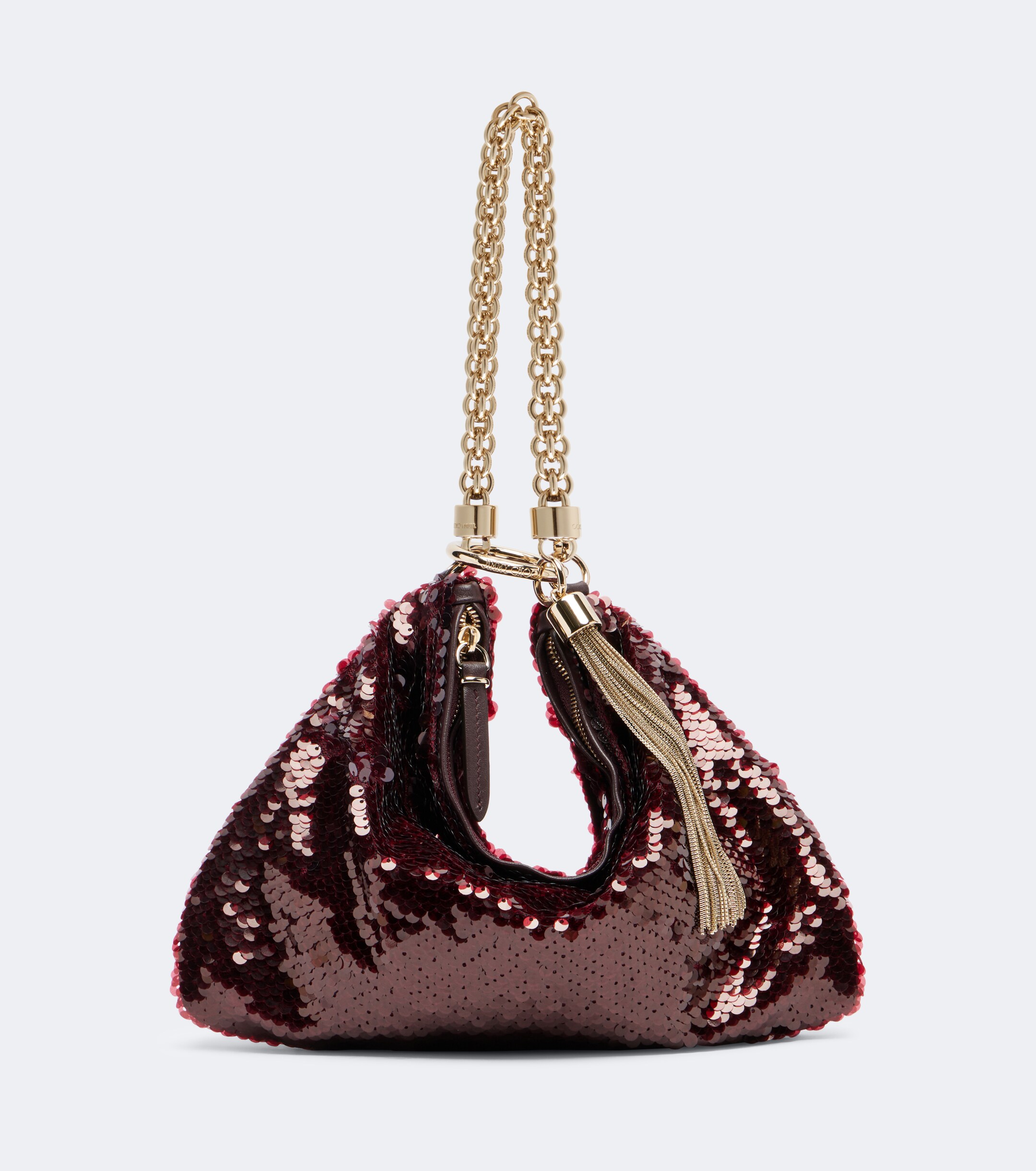 JIMMY CHOO Callie Medium sequined clutch