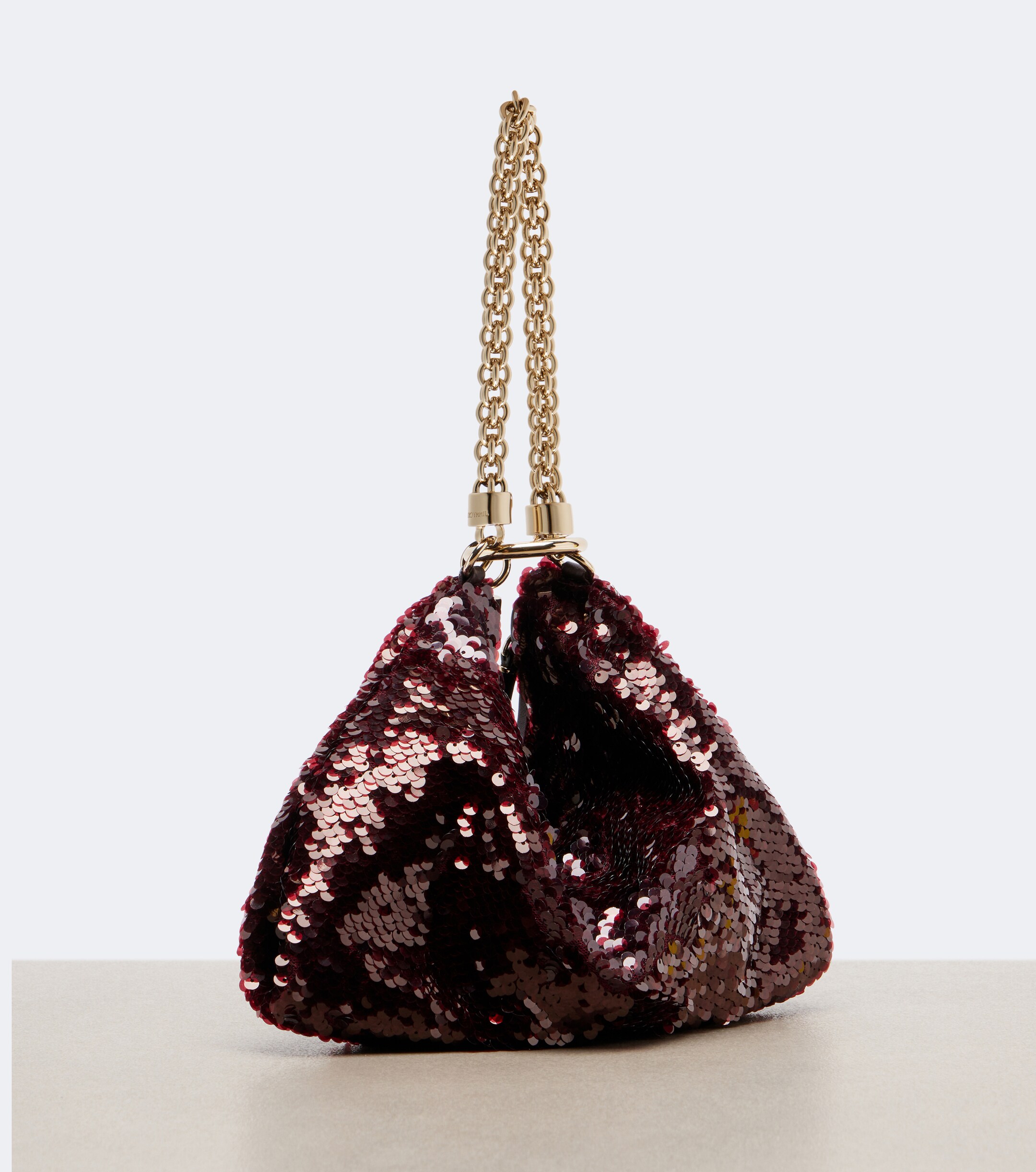 JIMMY CHOO Callie Medium sequined clutch
