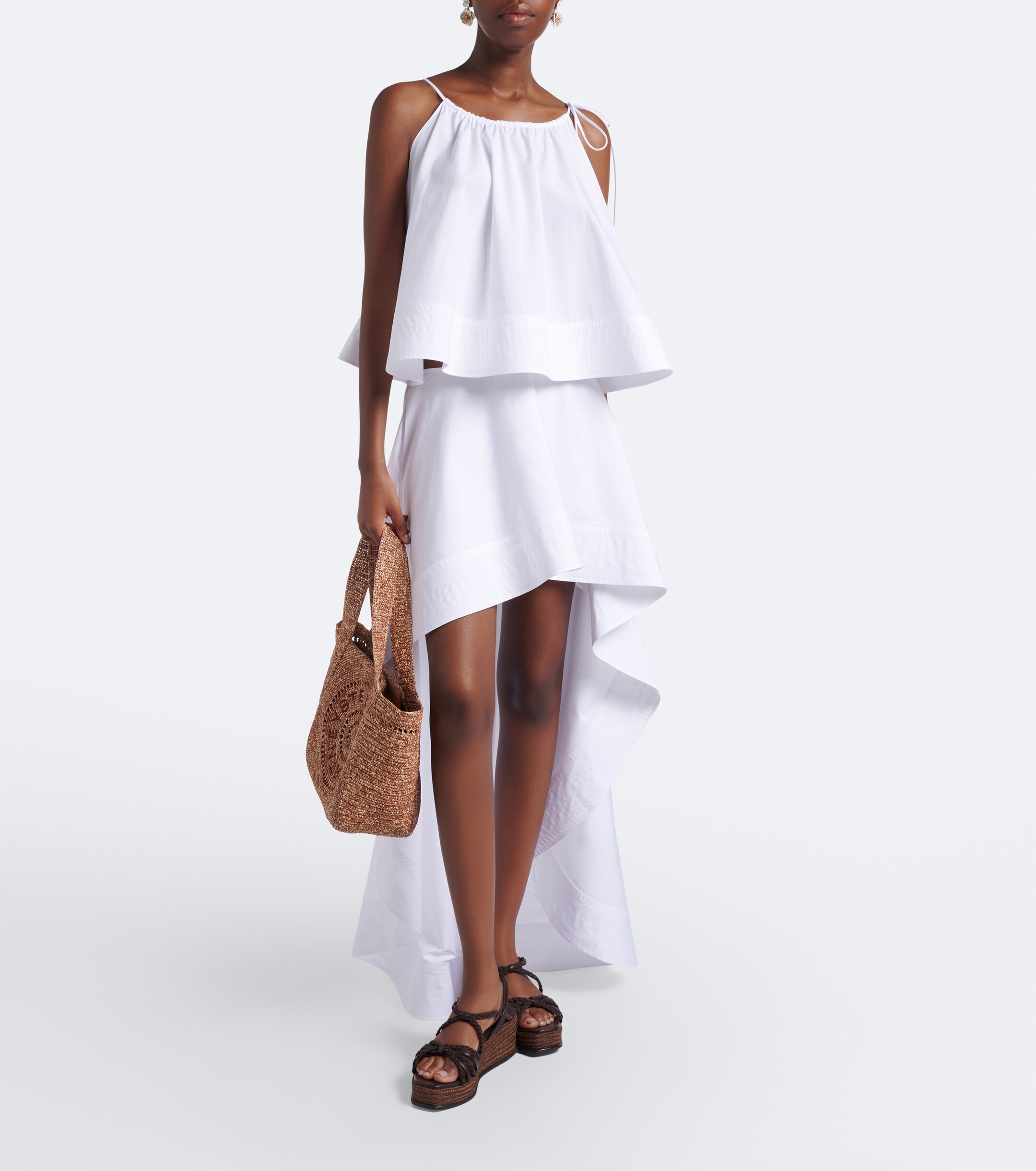 JIMMY CHOO Jimmy Choo Nyra braided suede espadrille wedges