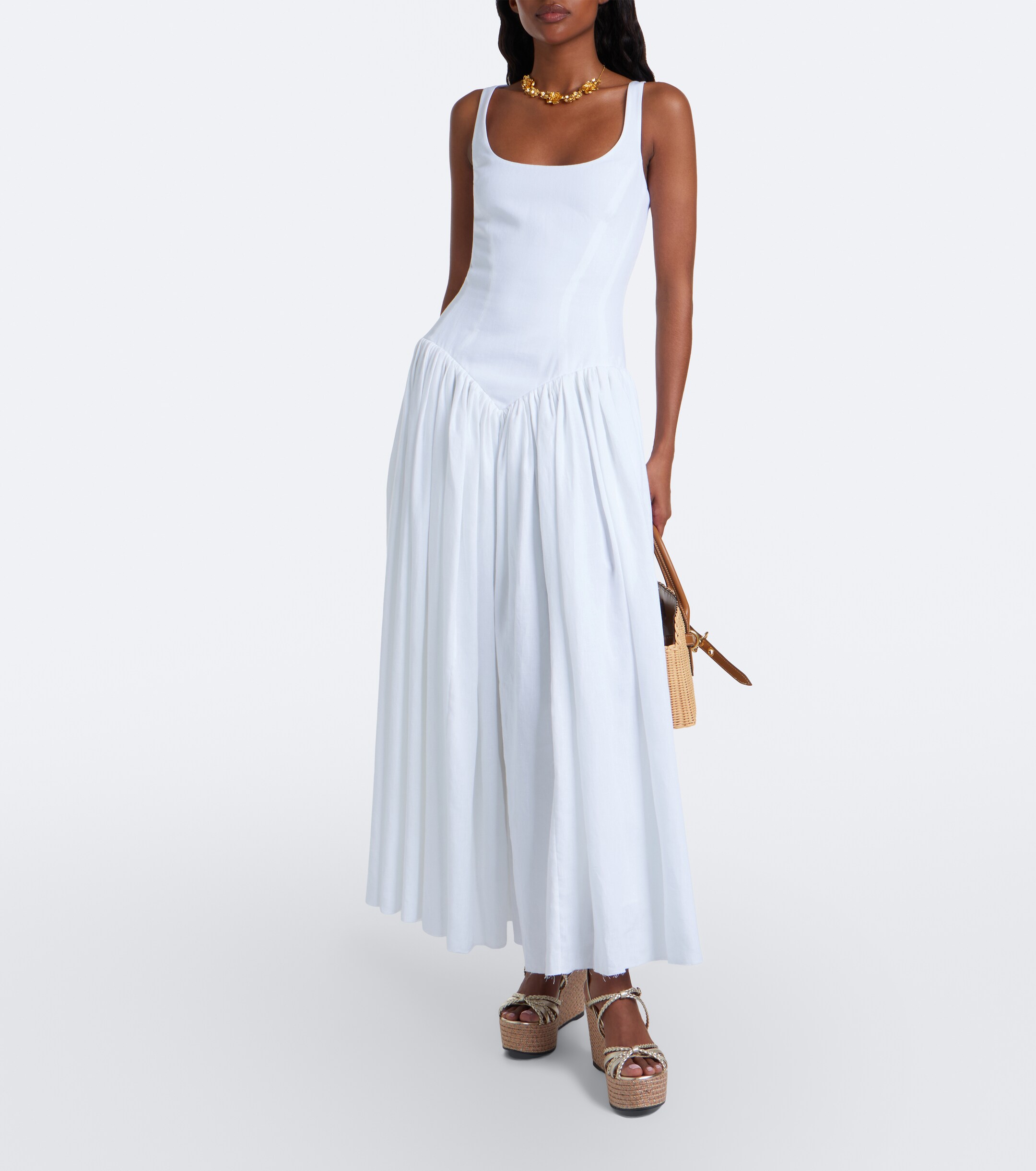 JIMMY CHOO Jimmy Choo Nyra braided leather espadrille wedges