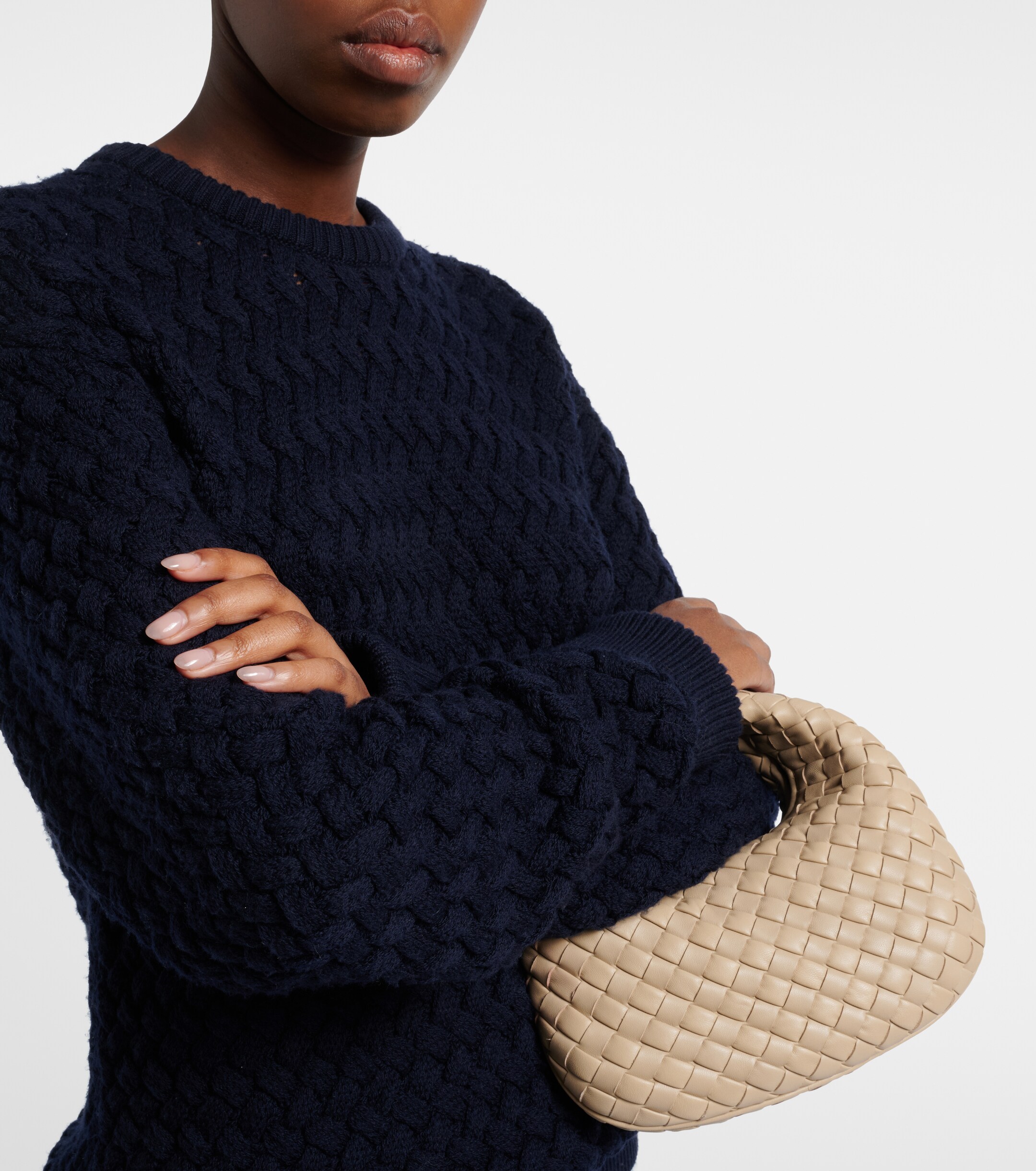 Bottega Veneta Baby Veneta Intrecciato leather top-handle bag