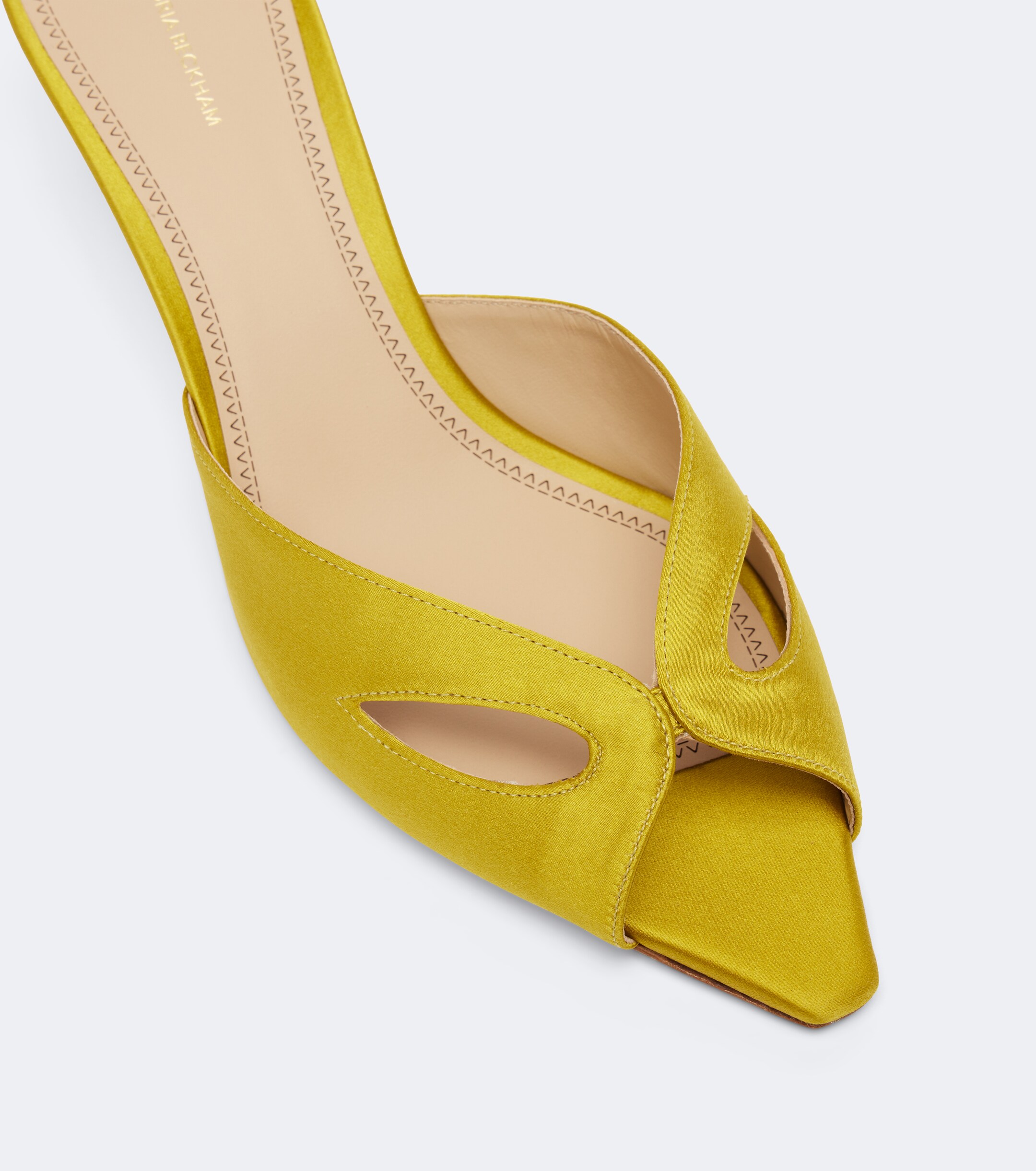 Victoria Beckham Victoria Beckham Harlow Mask satin mules