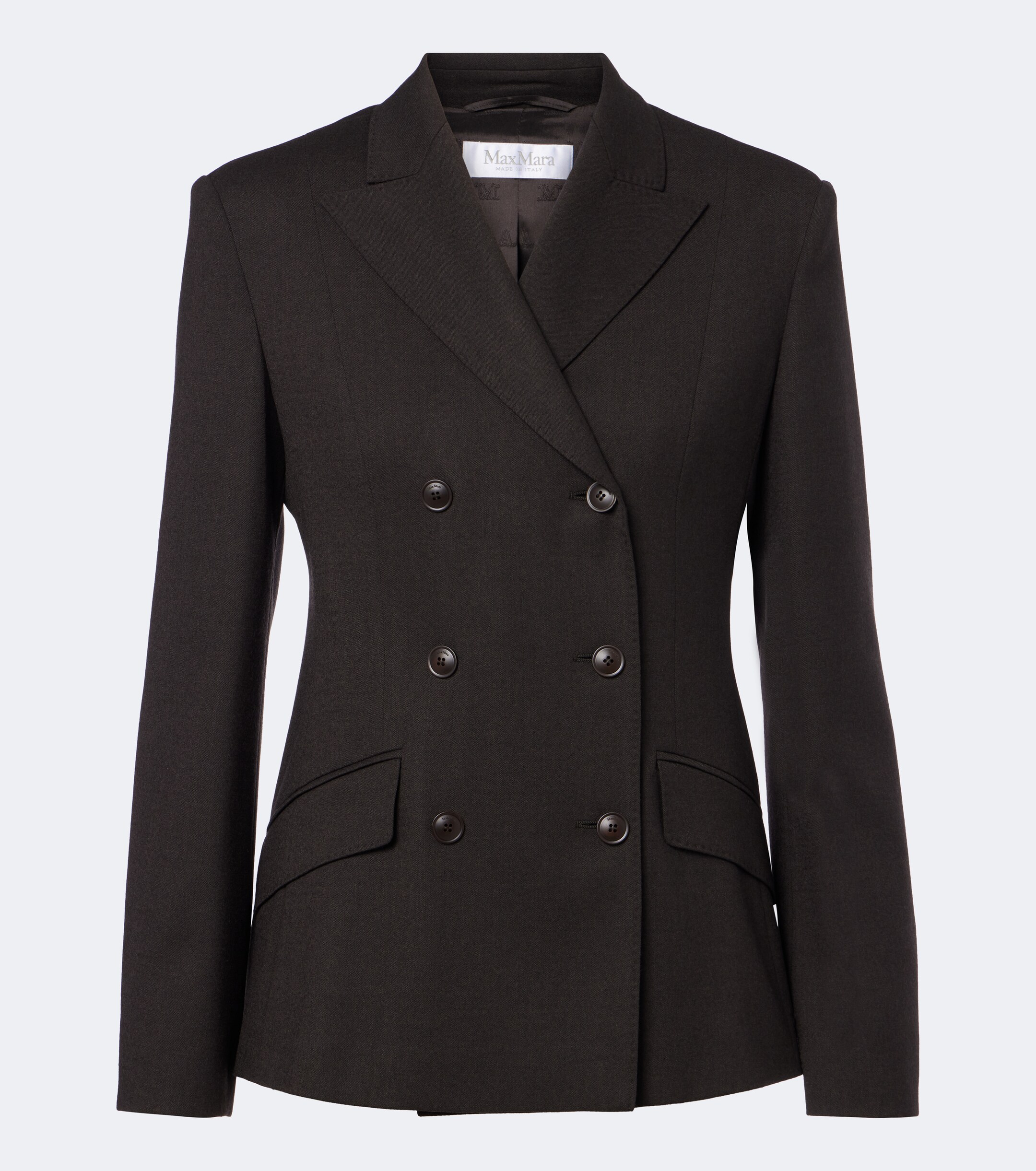 Max Mara Max Mara Double-breasted wool-blend blazer