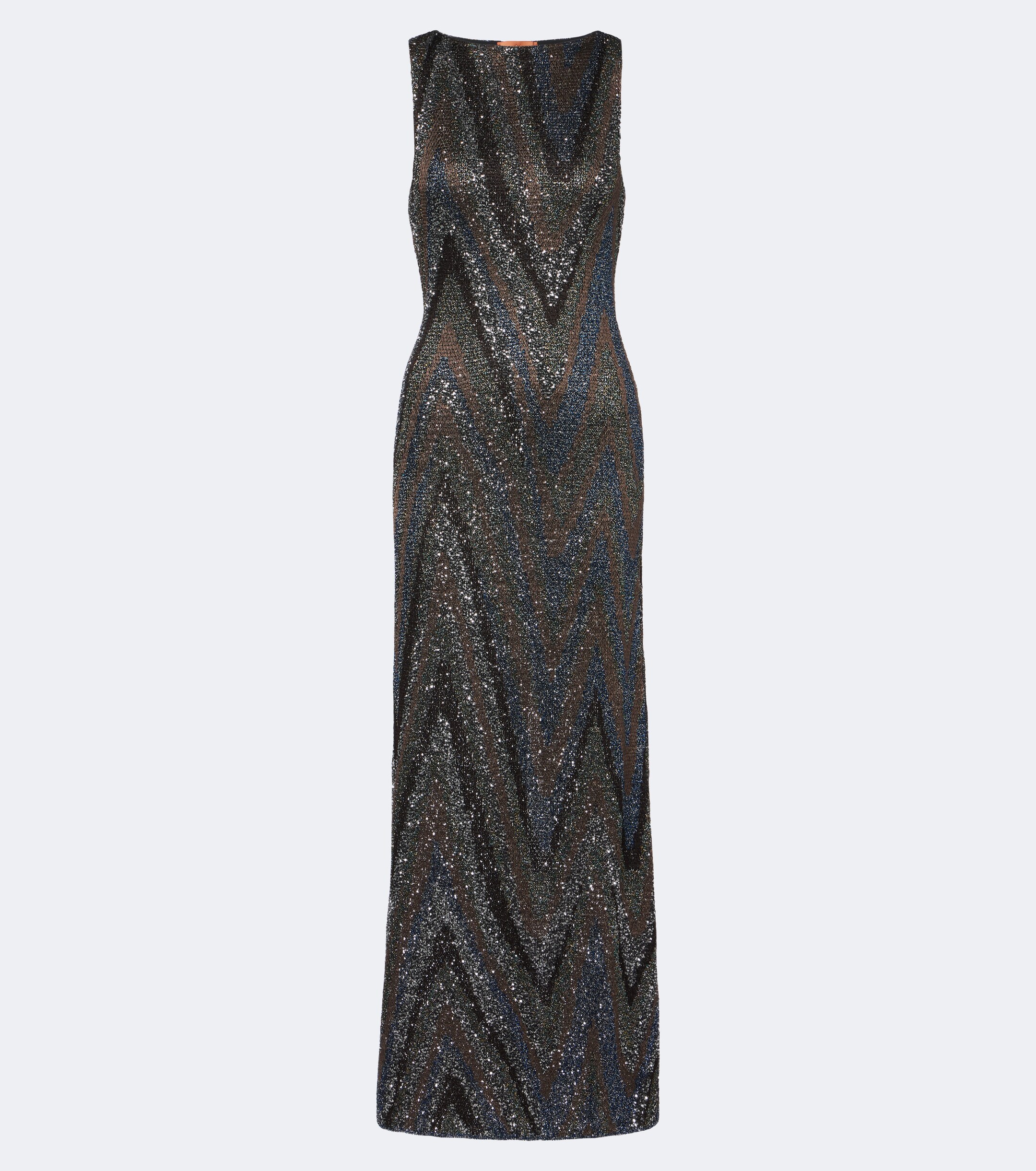 Missoni Missoni Zigzag sequined lamé maxi dress