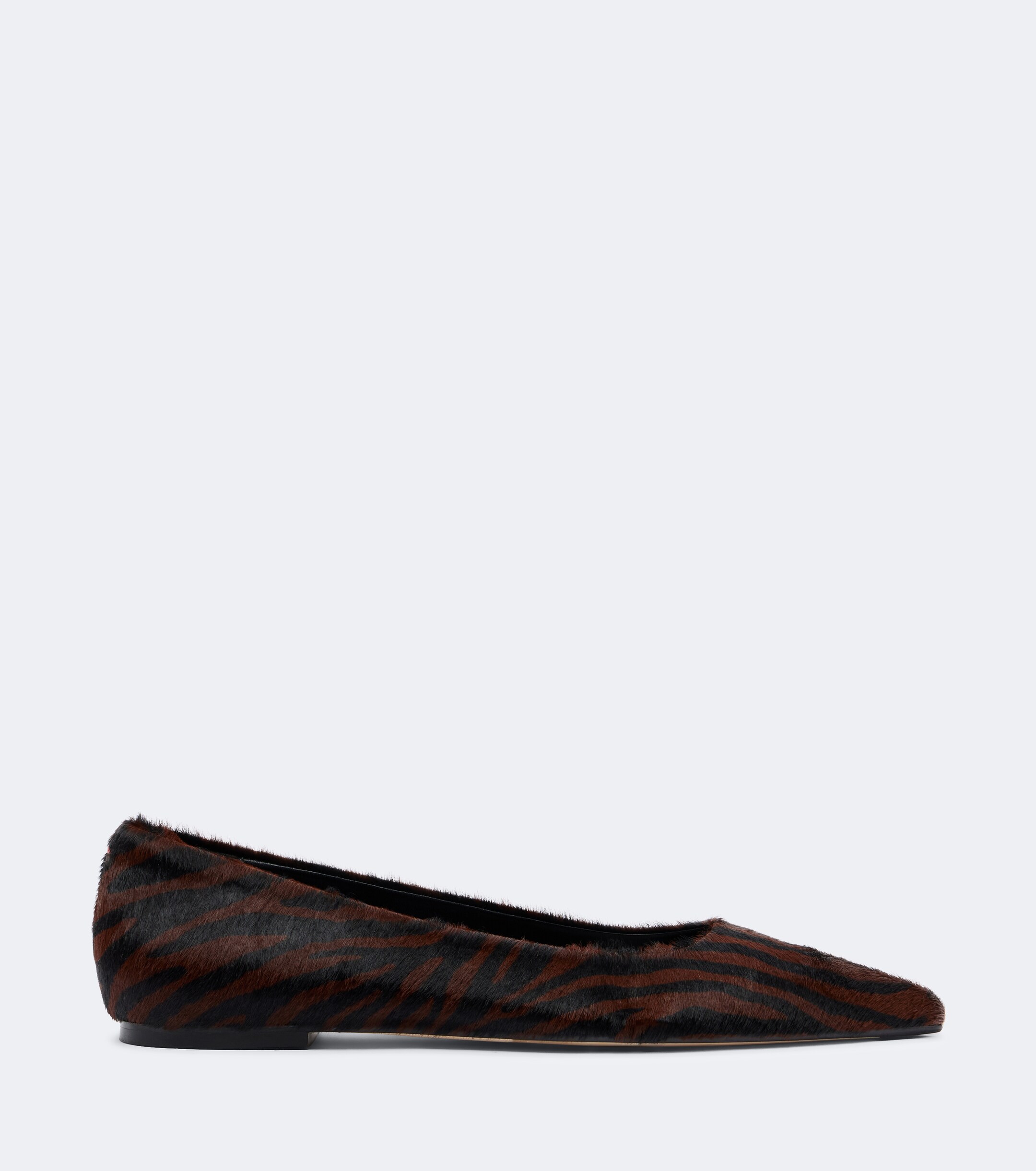 AEYDE Aeyde Cassy zebra-print calf hair ballet flats