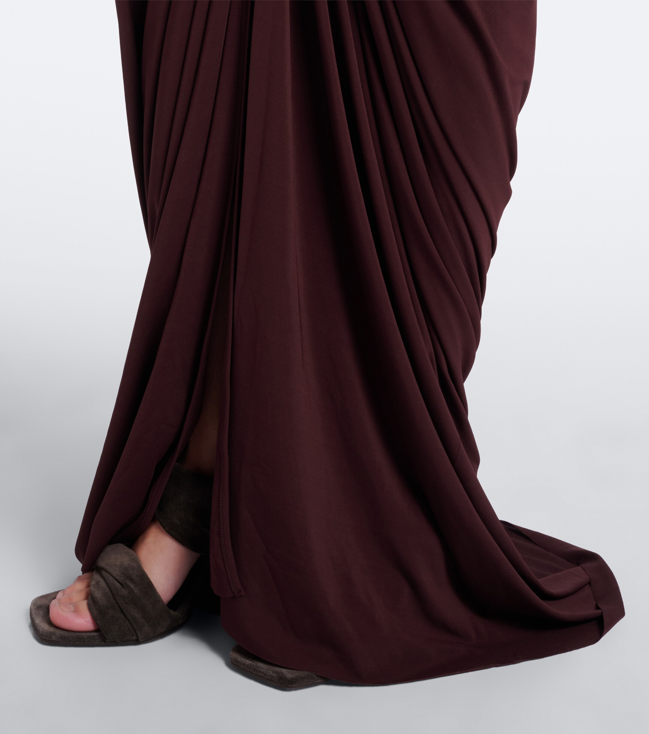 Rick Owens Rick Owens Nadia ruched jersey gown
