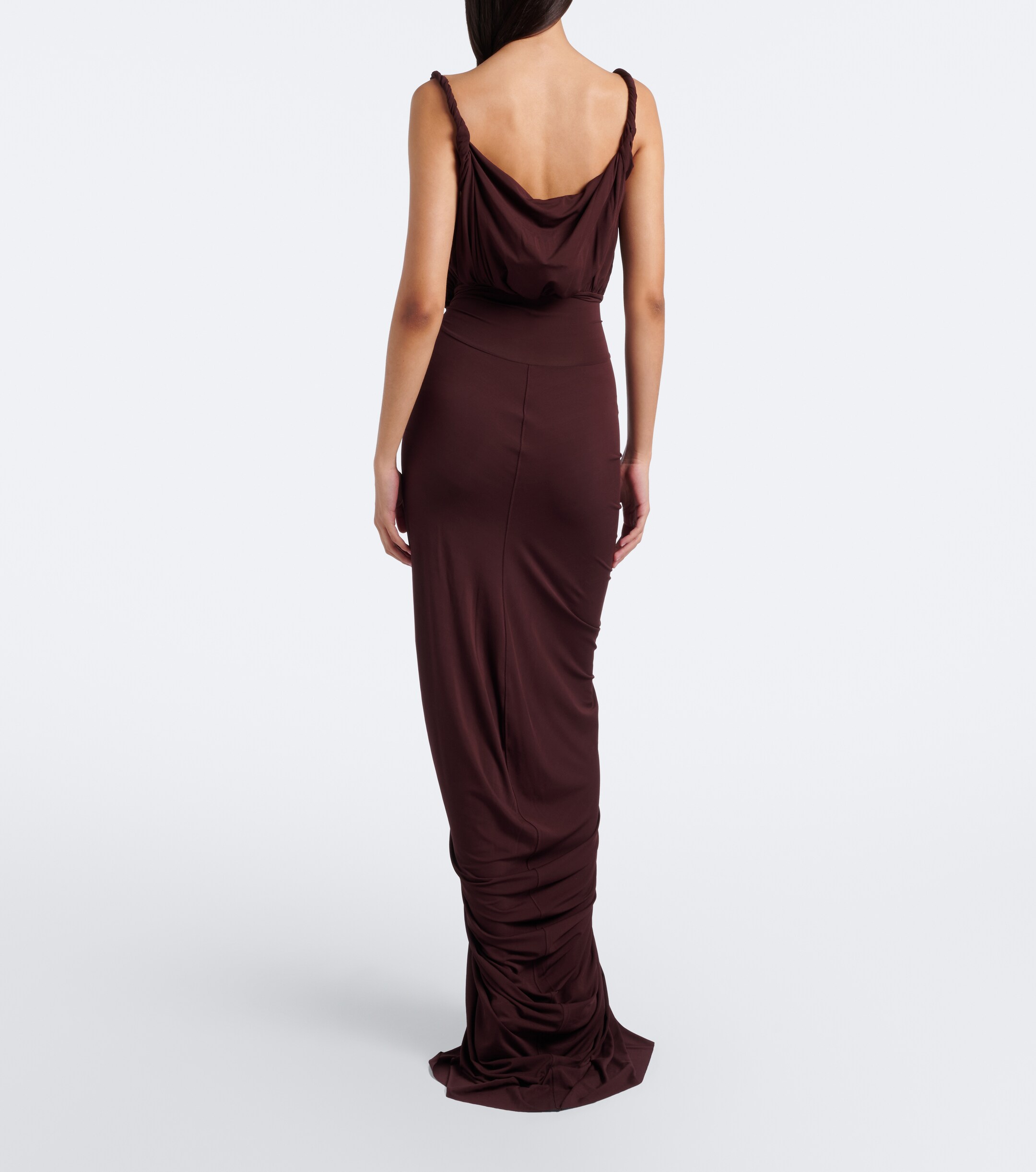 Rick Owens Rick Owens Nadia ruched jersey gown