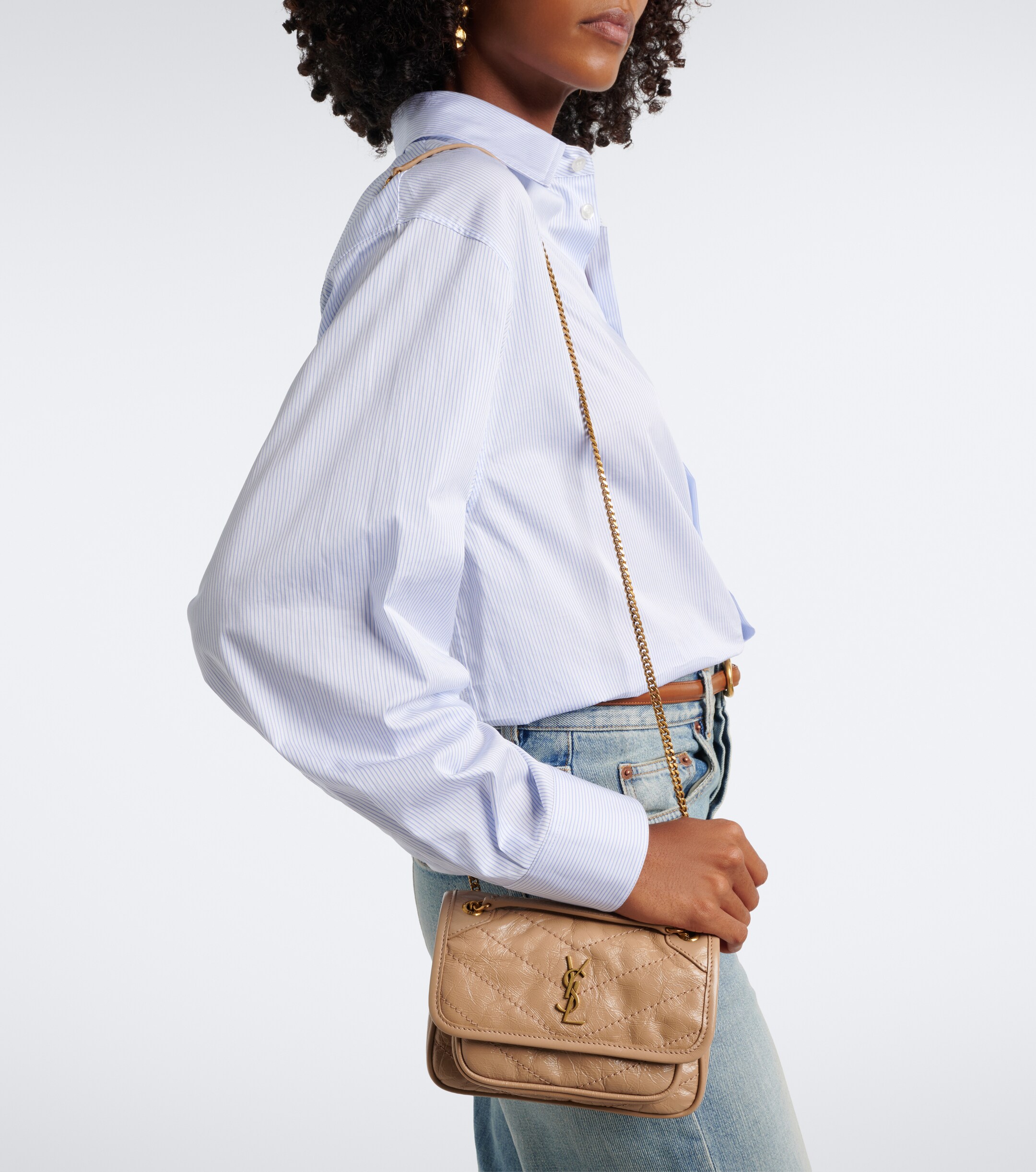 Saint Laurent Niki Mini leather shoulder bag